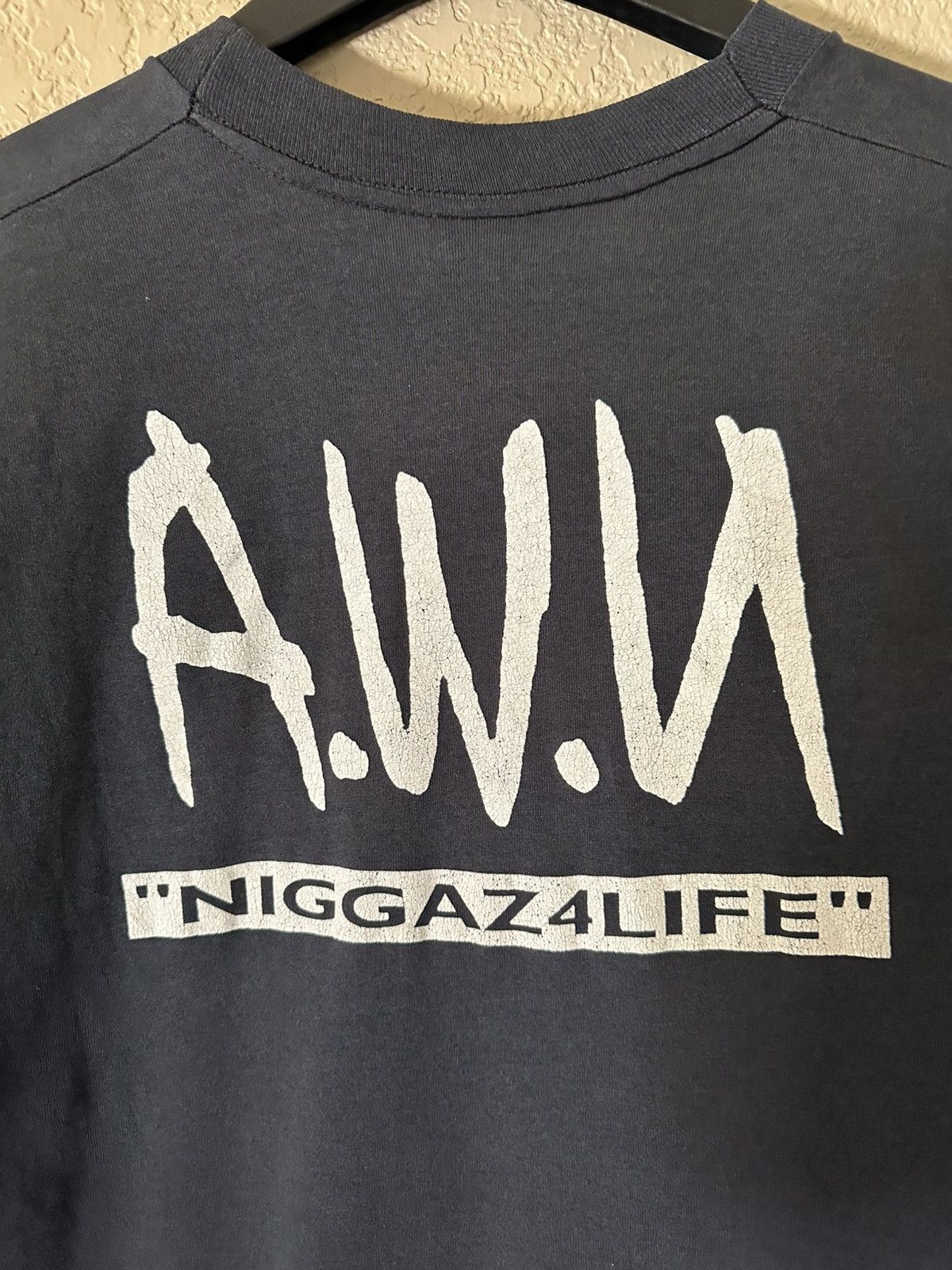 Vintage Vintage NWA EFIL4ZAGGIN Album Promo Shirt 1991 Size XL Size US XL / EU 56 / 4 - 5 Thumbnail