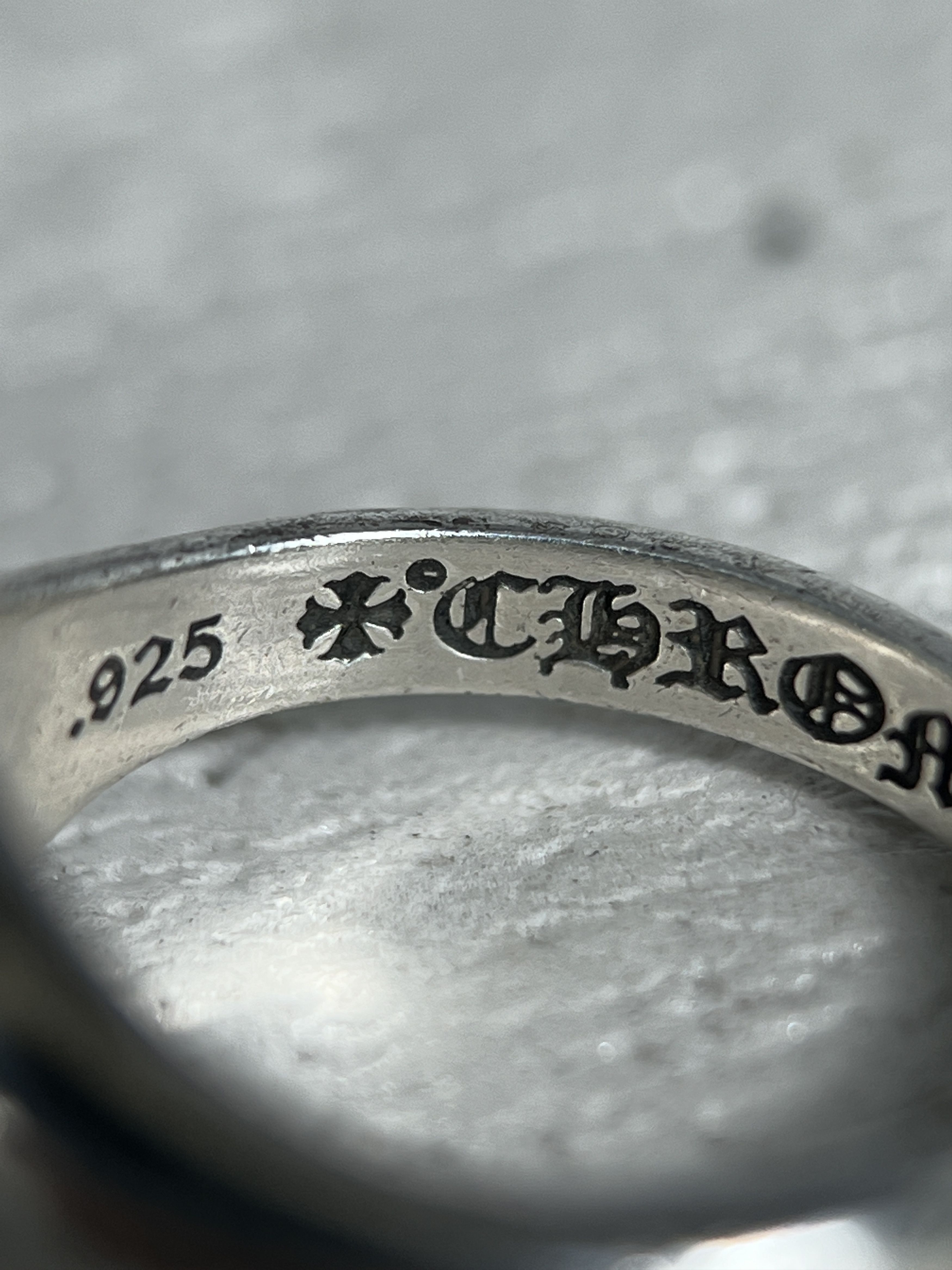 Chrome Hearts Chrome Hearts Triple Sword Signet Ring Silver 925 US7.5 Size ONE SIZE - 14 Thumbnail