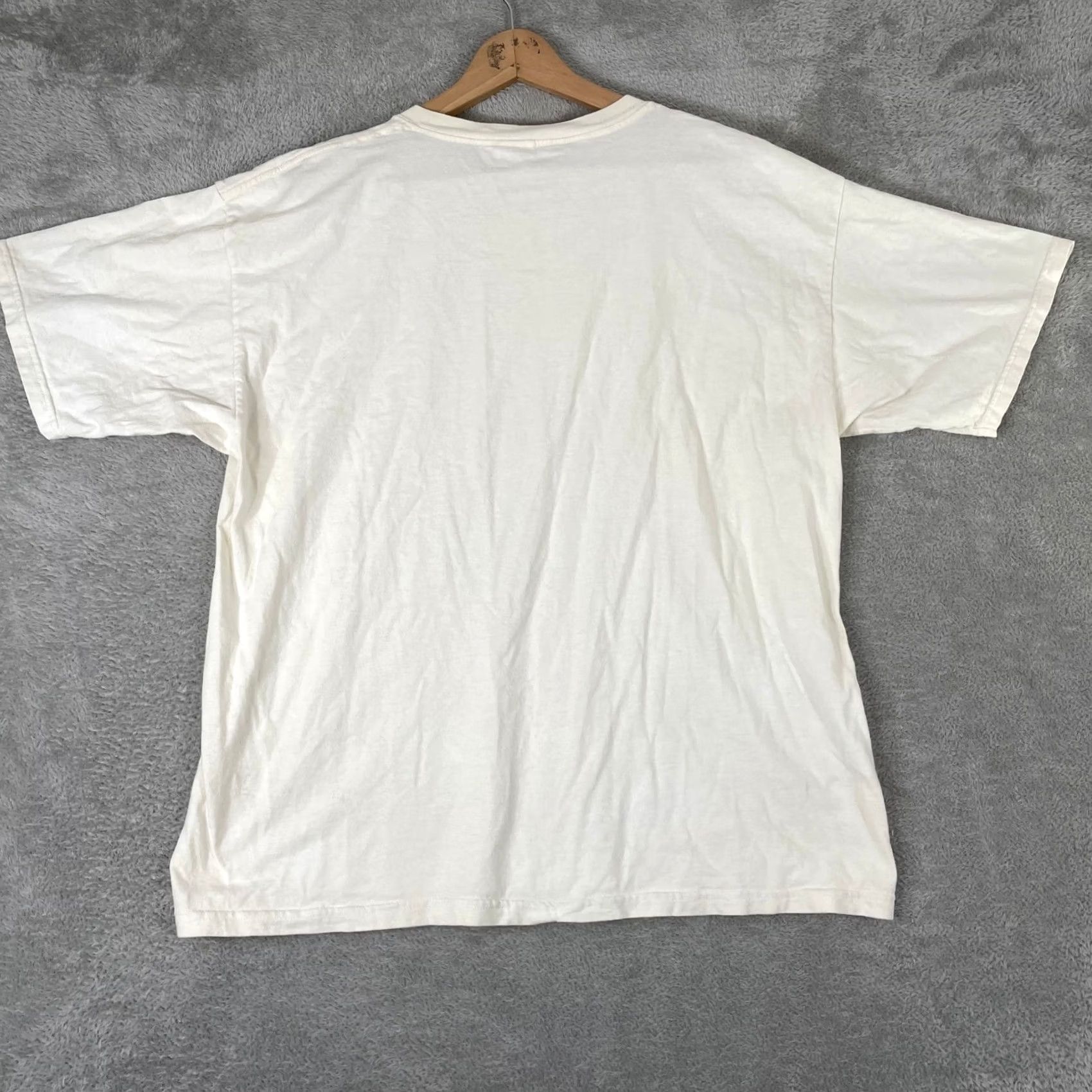 Gildan VINTAGE The Bunker Shirt XL White Payback is a Bitch Y2K 9/11 Mens Size US XL / EU 56 / 4 - 2 Thumbnail