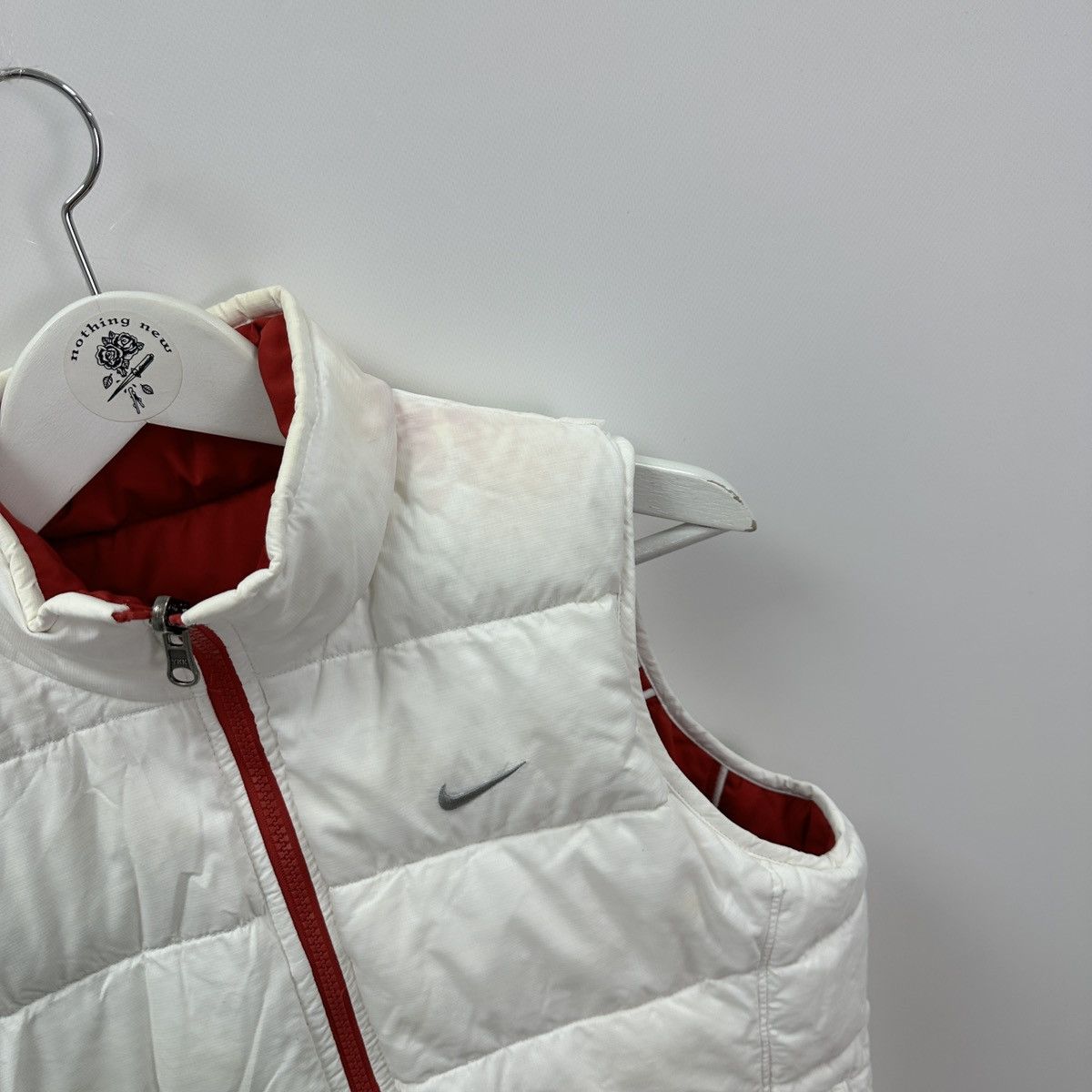 Vintage Vintage 00s Nike Embroidered puffer reversible vest y2k rare Size M / US 6-8 / IT 42-44 - 8 Thumbnail