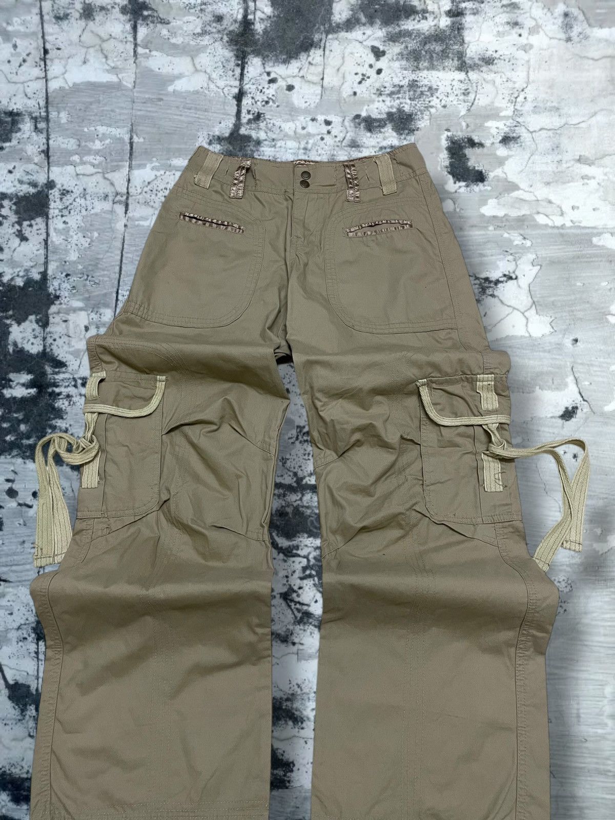 GOA Vintage 1990s Japan Designer HCO1922 Parachute Cargo Pant Size US 27 - 4 Thumbnail