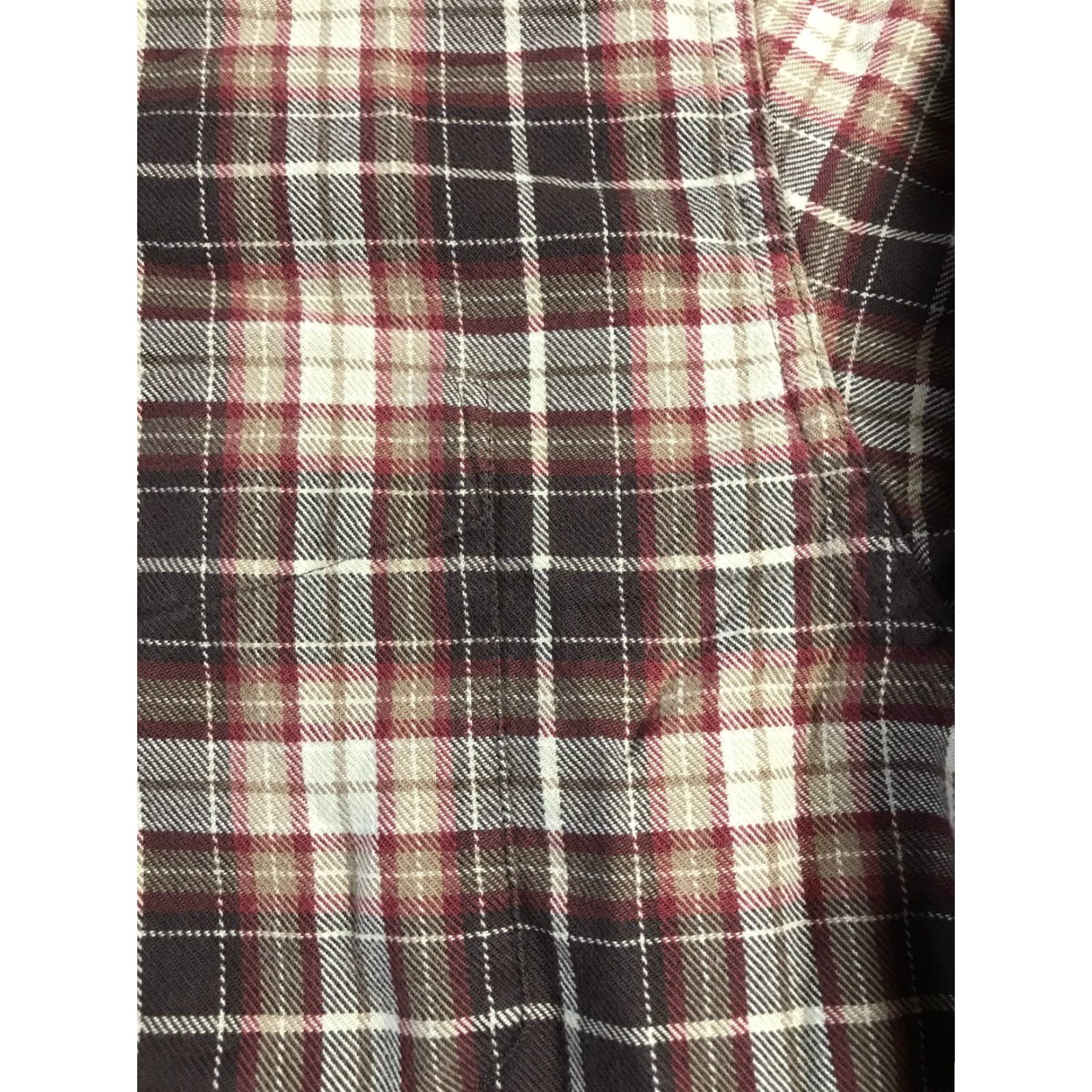 Vintage L.L. Bean Shirt Mens Large Plaid Button-Down Casual Red Brown Tan Long Sleeve Vintage No (adjust to rules) Size US L / EU 52-54 / 3 - 3 Thumbnail