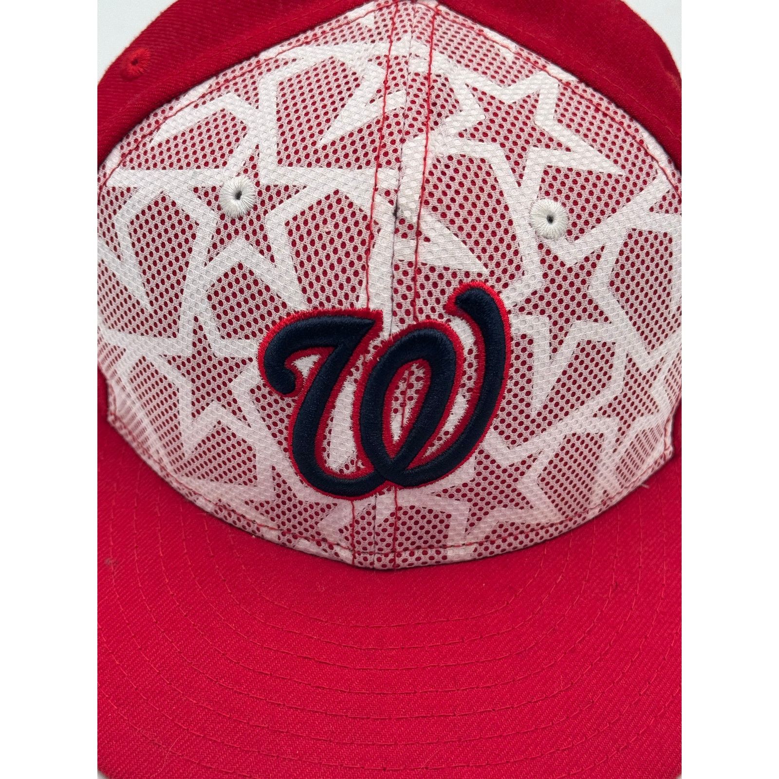 New Era Washington Nationals New Era 59FIFTY Hat Red Stars 7 1/4 Size ONE SIZE - 3 Thumbnail