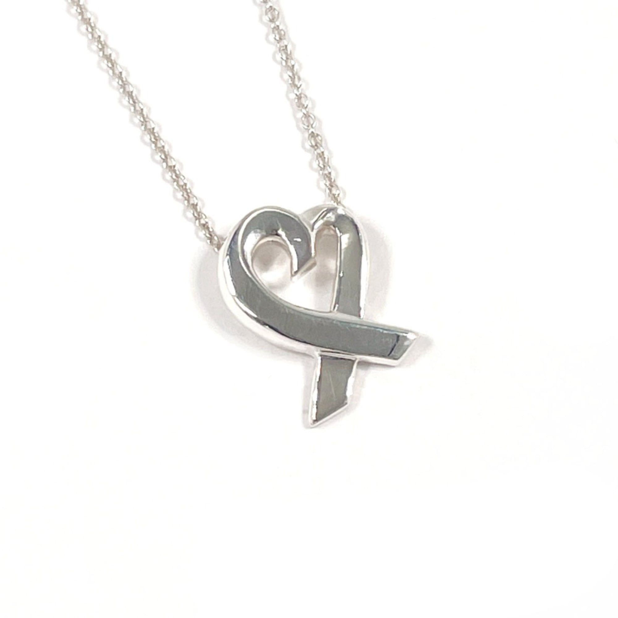 Tiffany & Co. TIFFANY & Co. Tiffany Loving Heart Paloma Picasso Necklace in 925 Sterling Silver for Women Size ONE SIZE - 1 Thumbnail