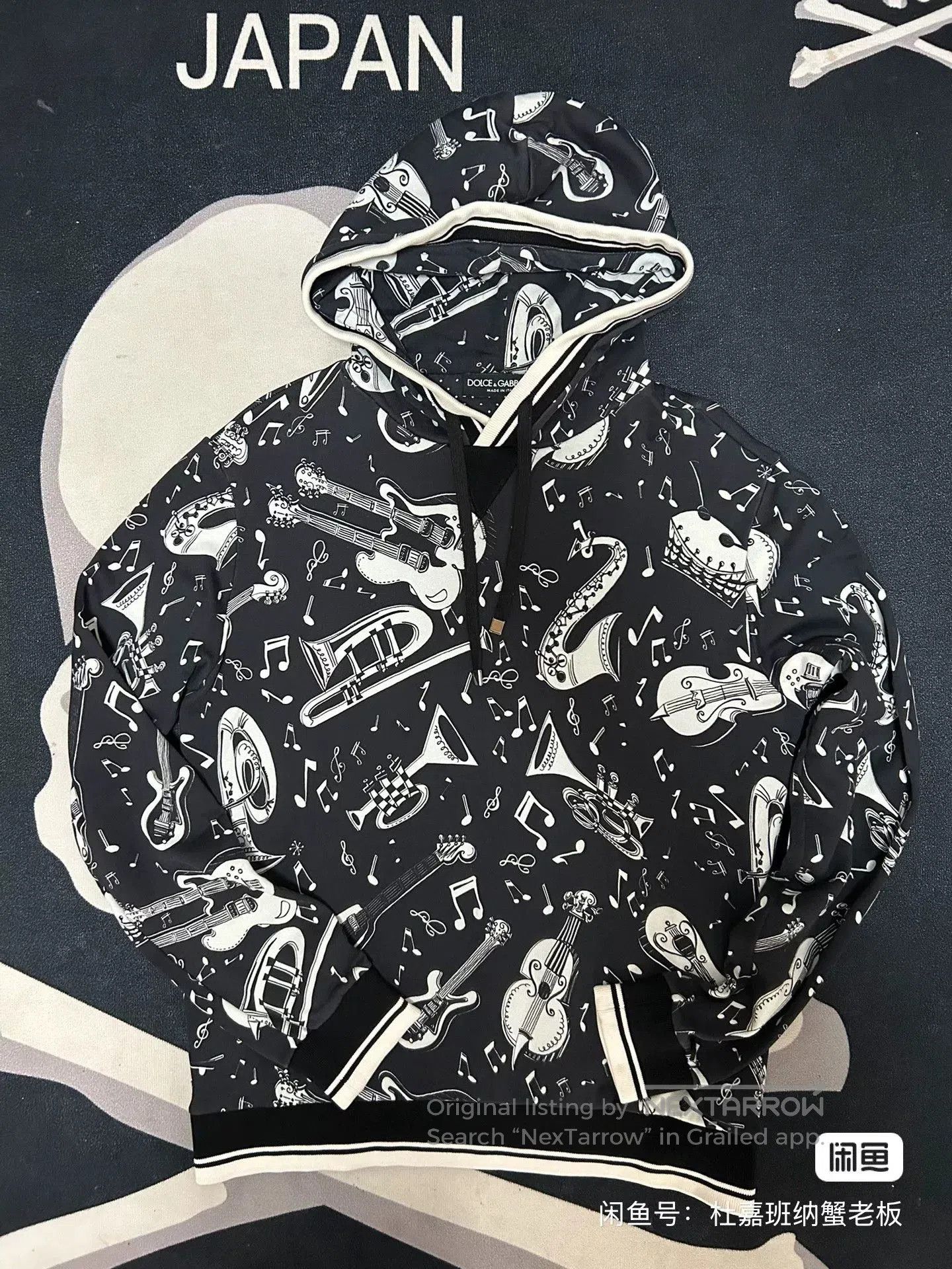 Dolce & Gabbana Dolce & Gabbana Music Print Hoodie. Size US M / EU 48-50 / 2 - 1 Thumbnail