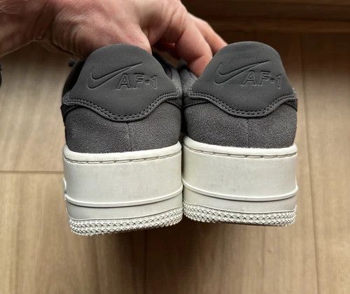 Nike Nike Air Force 1 Sage Low Night Women's Gray Suede Shoes Size US 8 / EU 41 - 8 Thumbnail