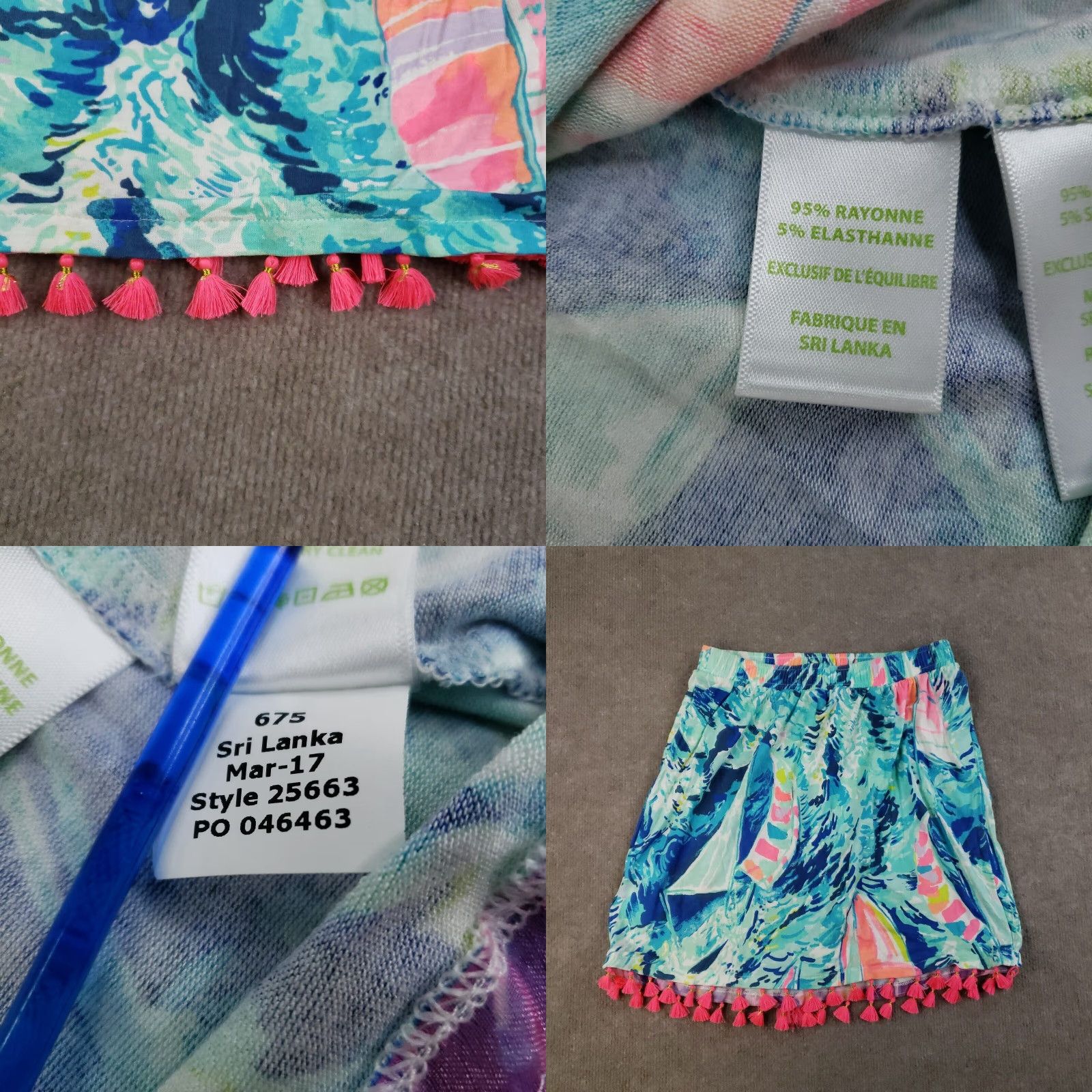 Lilly Pulitzer Lilly Pulitzer Palma Tube Top XXS Blue Sailboat Tassel Strapless Womens Size XXS / US 00 / IT 34 - 8 Thumbnail