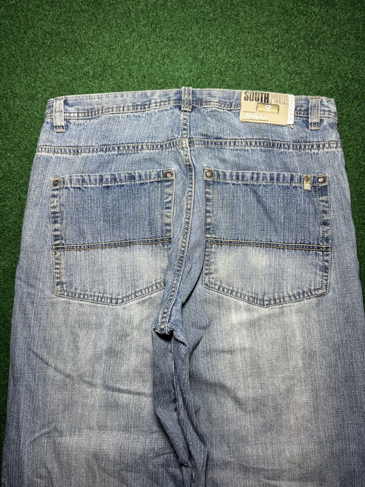 Southpole × Vintage Vintage Y2K Southpole Baggy Hip Hop Skater Denim Jeans Size US 38 / EU 54 - 2 Thumbnail