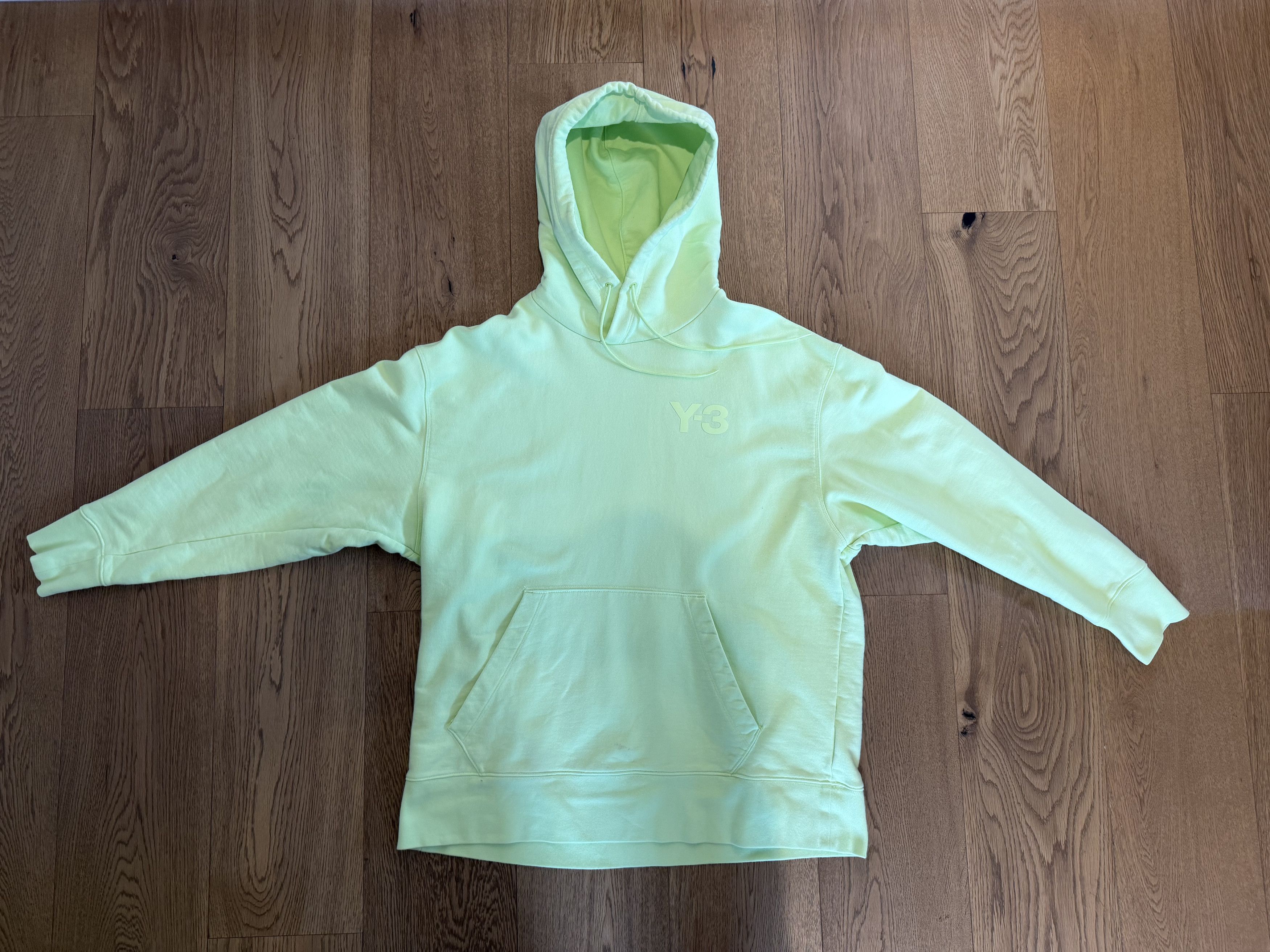 Y-3 Y-3 Oversized Neon Hoodie Size US M / EU 48-50 / 2 - 2 Thumbnail