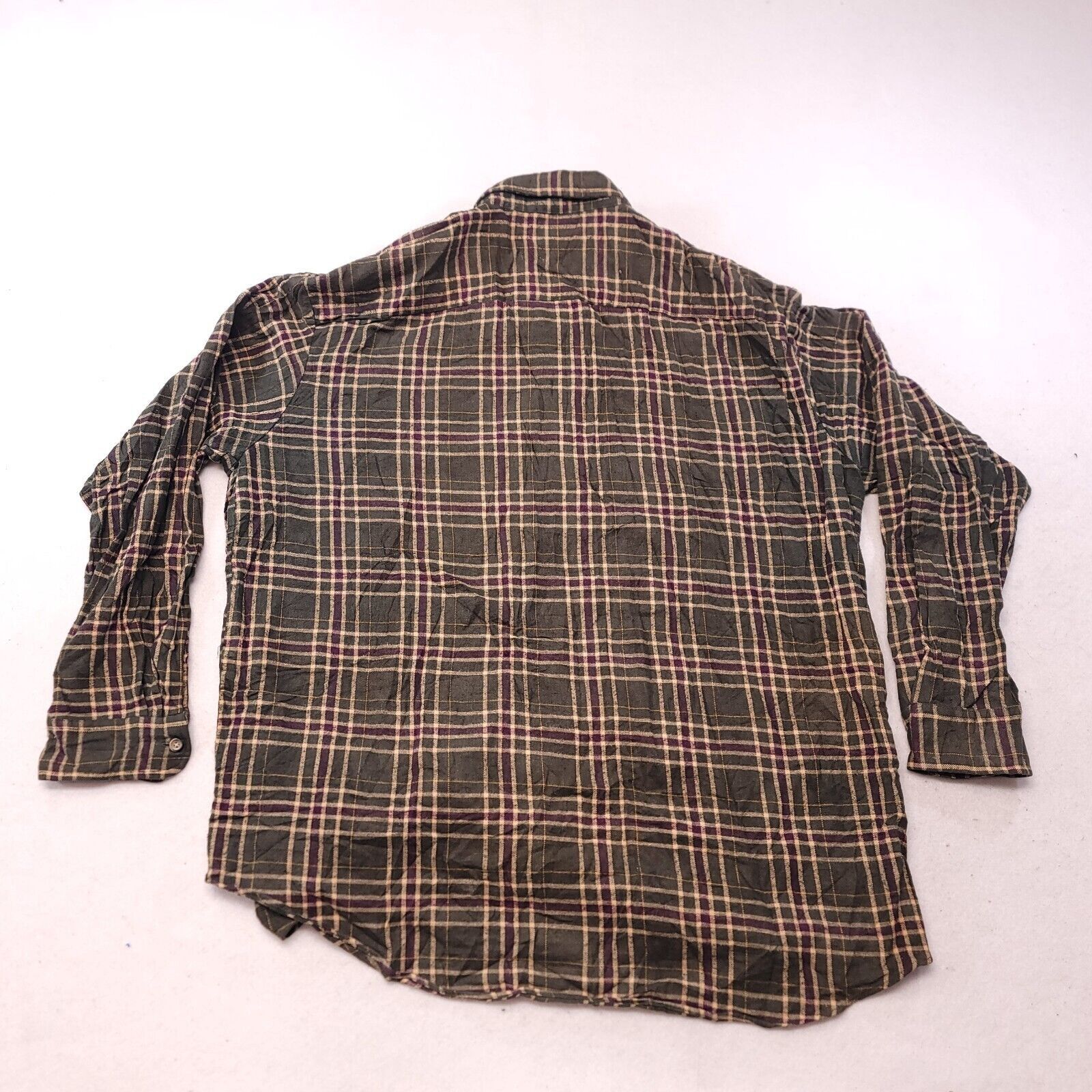 Towncraft Town Craft Tartan Flannel Shirt Mens Size Extra Large Green Size US XL / EU 56 / 4 - 10 Thumbnail
