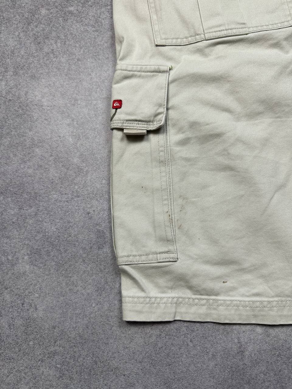 Quiksilver Vintage Quiksilver Cargo Shorts, Size 34 – Rugged Y2K Utilit Size US 34 / EU 50 - 3 Thumbnail