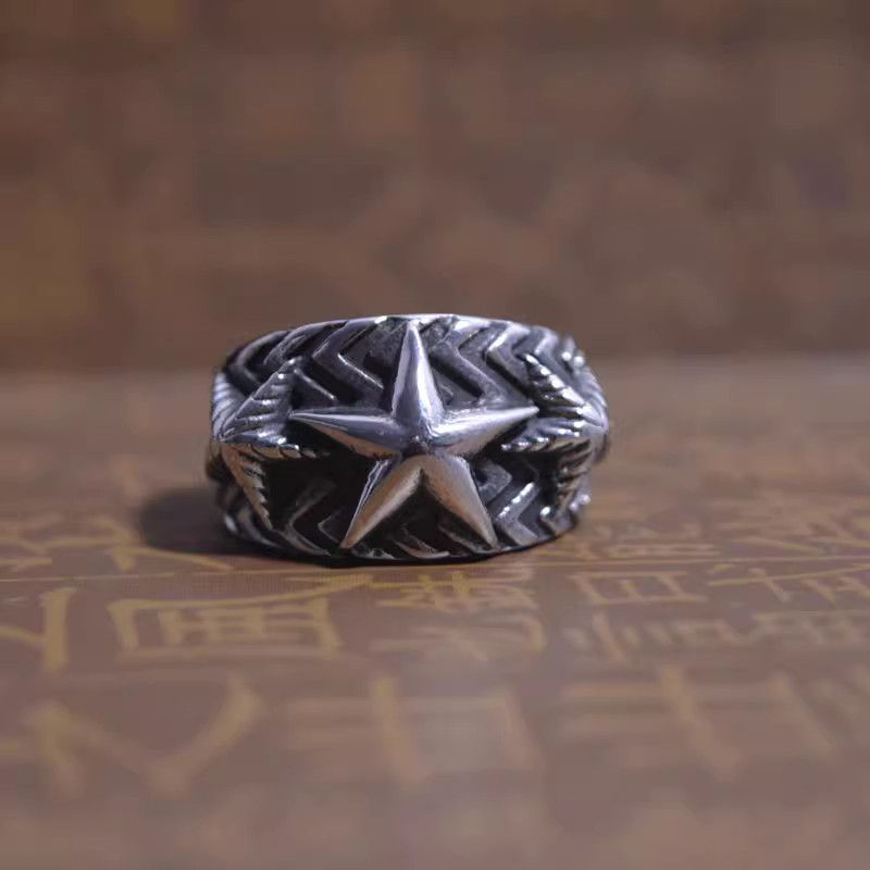 Jewelry Modern Jewelry Rings Open Size Chrome Ring (Size 7-13) Size ONE SIZE - 1 Thumbnail