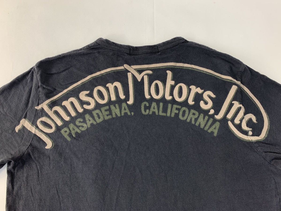 Johnson Motors Johnson Motor Inc Pasadena Big Fly Tire Logo Printed Tee Size US M / EU 48-50 / 2 - 8 Thumbnail