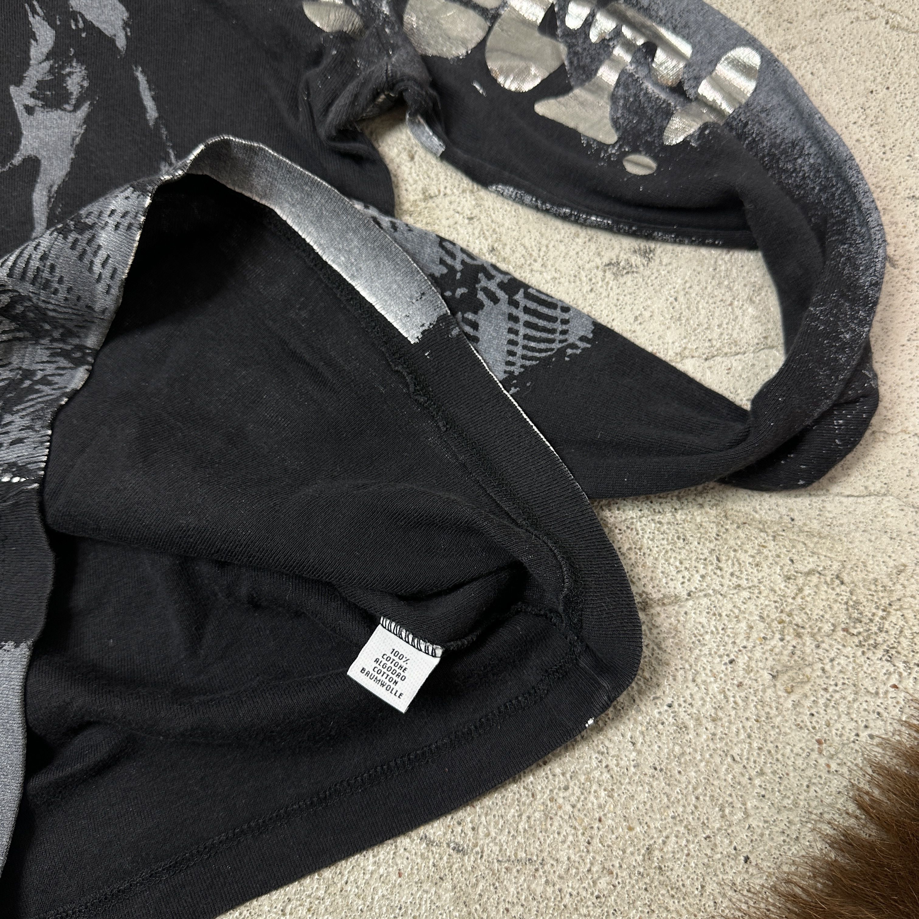 Miss Sixty Vintage Miss Sixty Graphic Faces Printed Longsleeve Y2K Size XS / US 0-2 / IT 36-38 - 4 Thumbnail