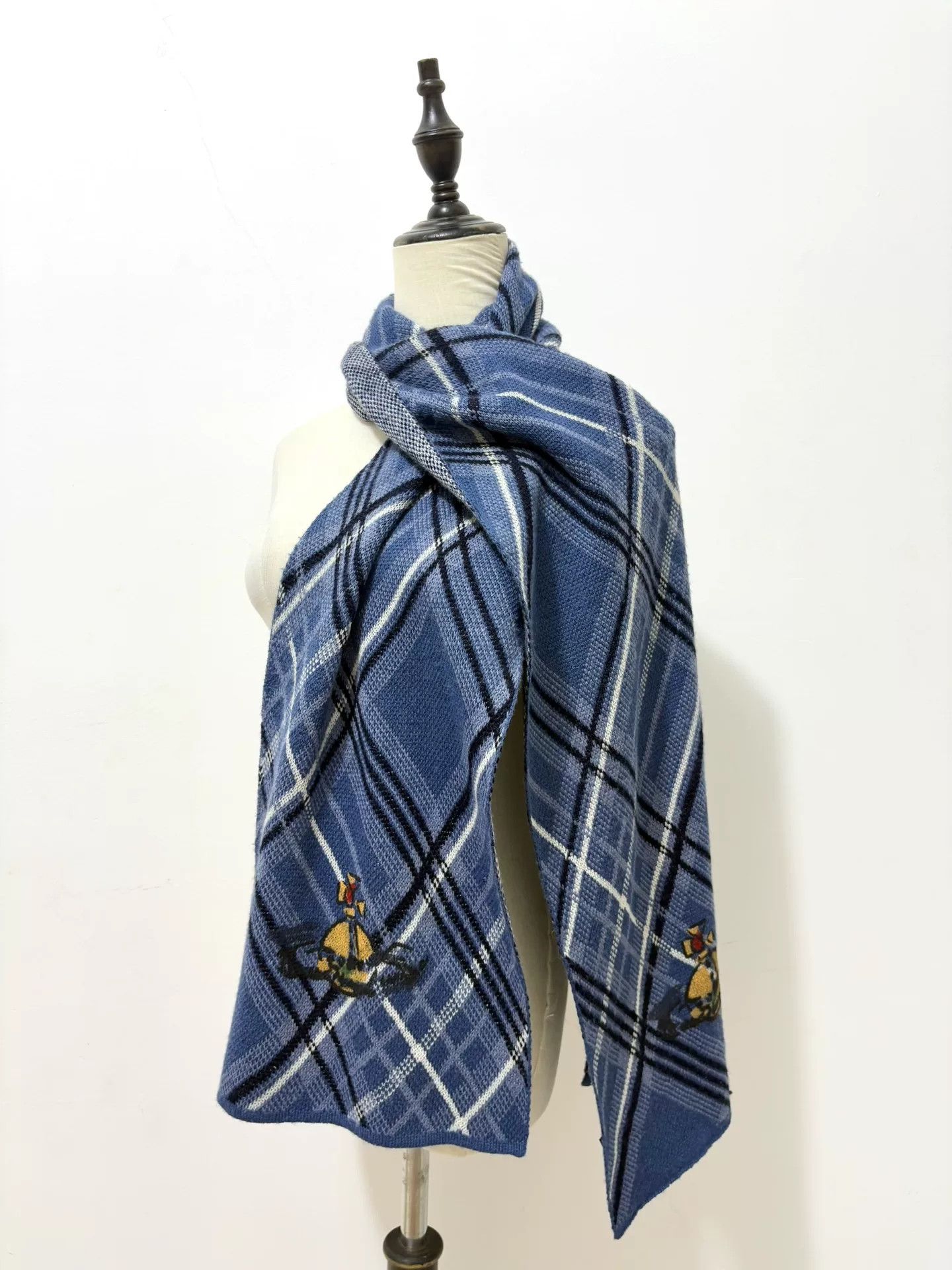 Vivienne Westwood vivienne westwood blue striped saturn scarf Size ONE SIZE - 1 Thumbnail