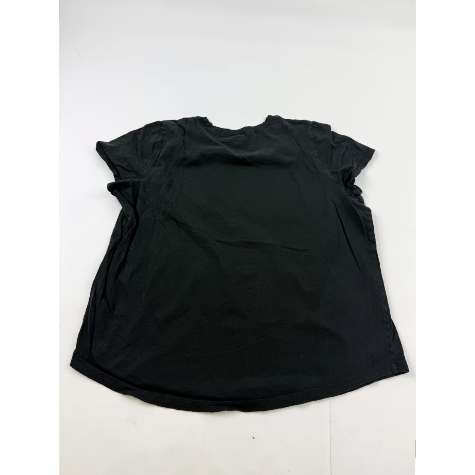 Madewell Madewell Shirt Womens XL Black Crew Neck Short Sleeve Curved Hem Basic Tee Top Size XL / US 12-14 / IT 48-50 - 4 Thumbnail