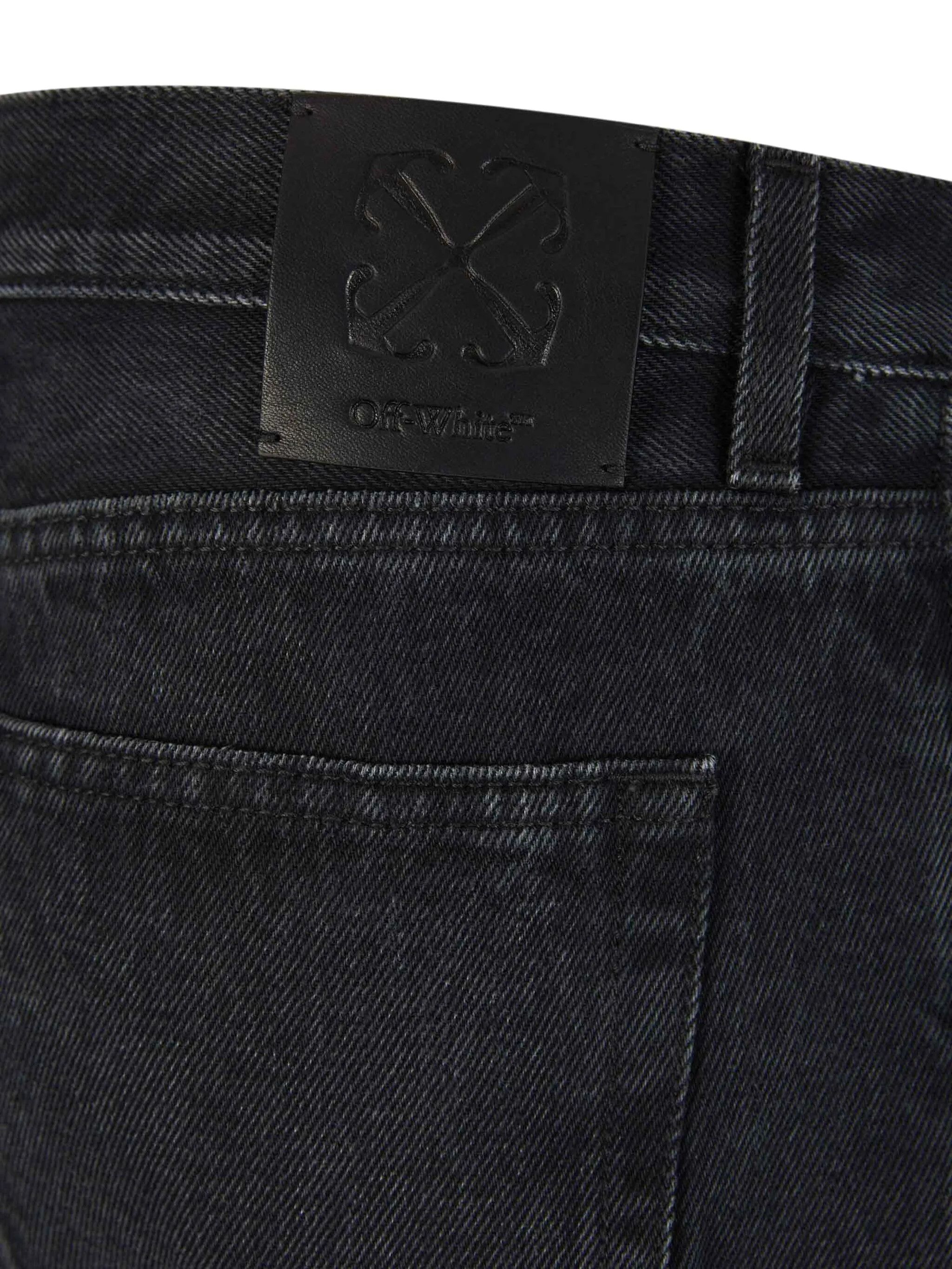 Off-White o1y0225 Denim Pant in Black Size US 33 - 4 Thumbnail
