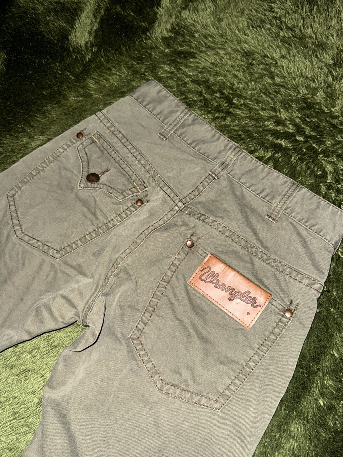 Wrangler [M] wrangler japan military cotton chino pants olive Size US 32 / EU 48 - 10 Thumbnail