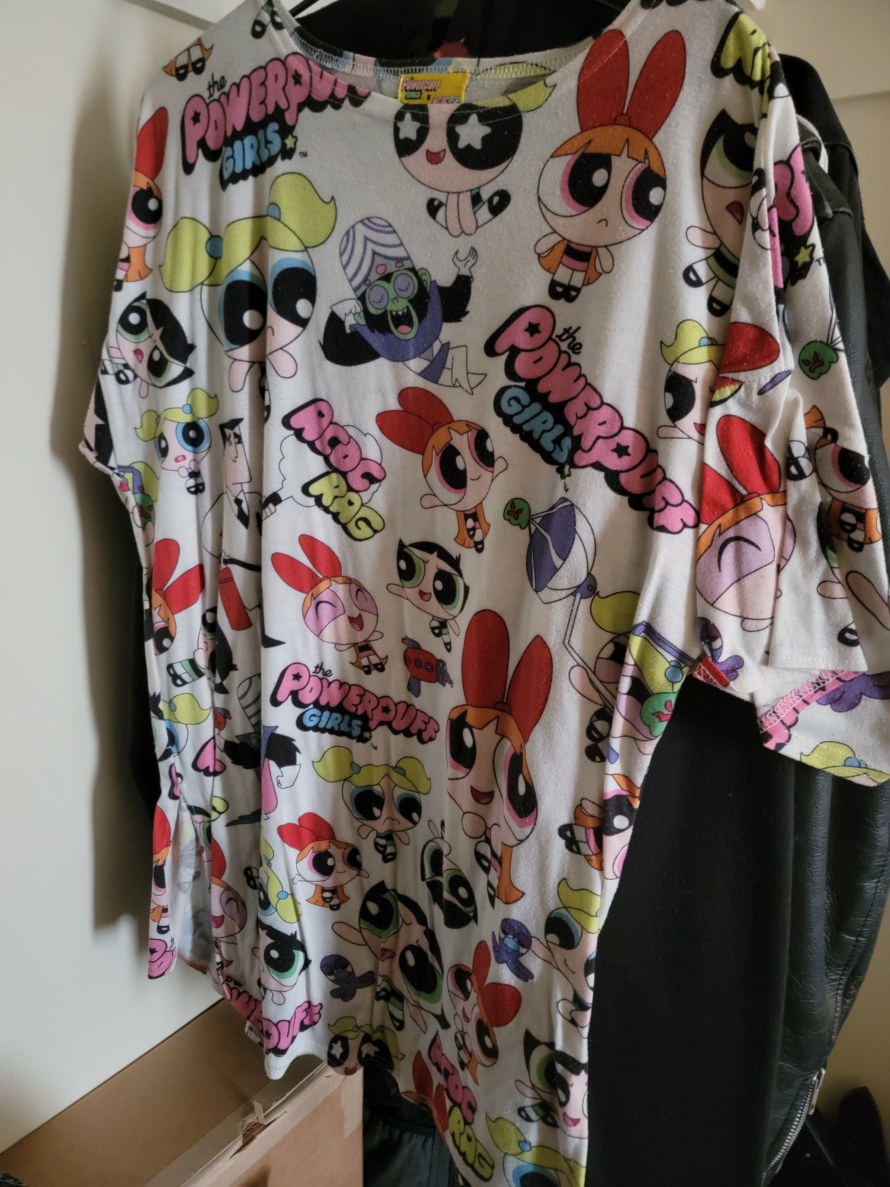 Cartoon Network All Overprint The Powerpuff Girls X Acdc Rag Tshirt Oversize Size L / US 10 / IT 46 - 5 Thumbnail