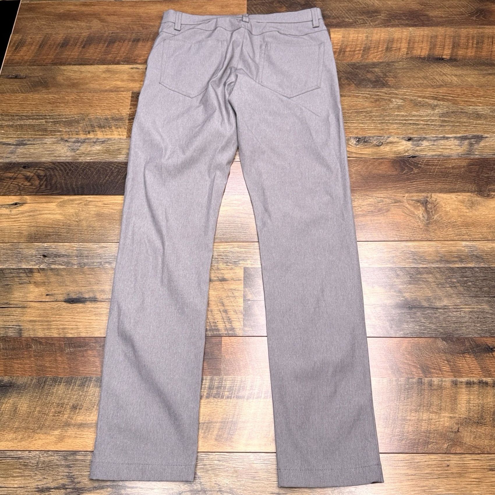 Van Heusen Van Heusen Pants Mens 30x32 Gray Slim Stretch Flat Front 5-Pocket Chino Workwear Casual Dress Size US 30 / EU 46 - 3 Thumbnail