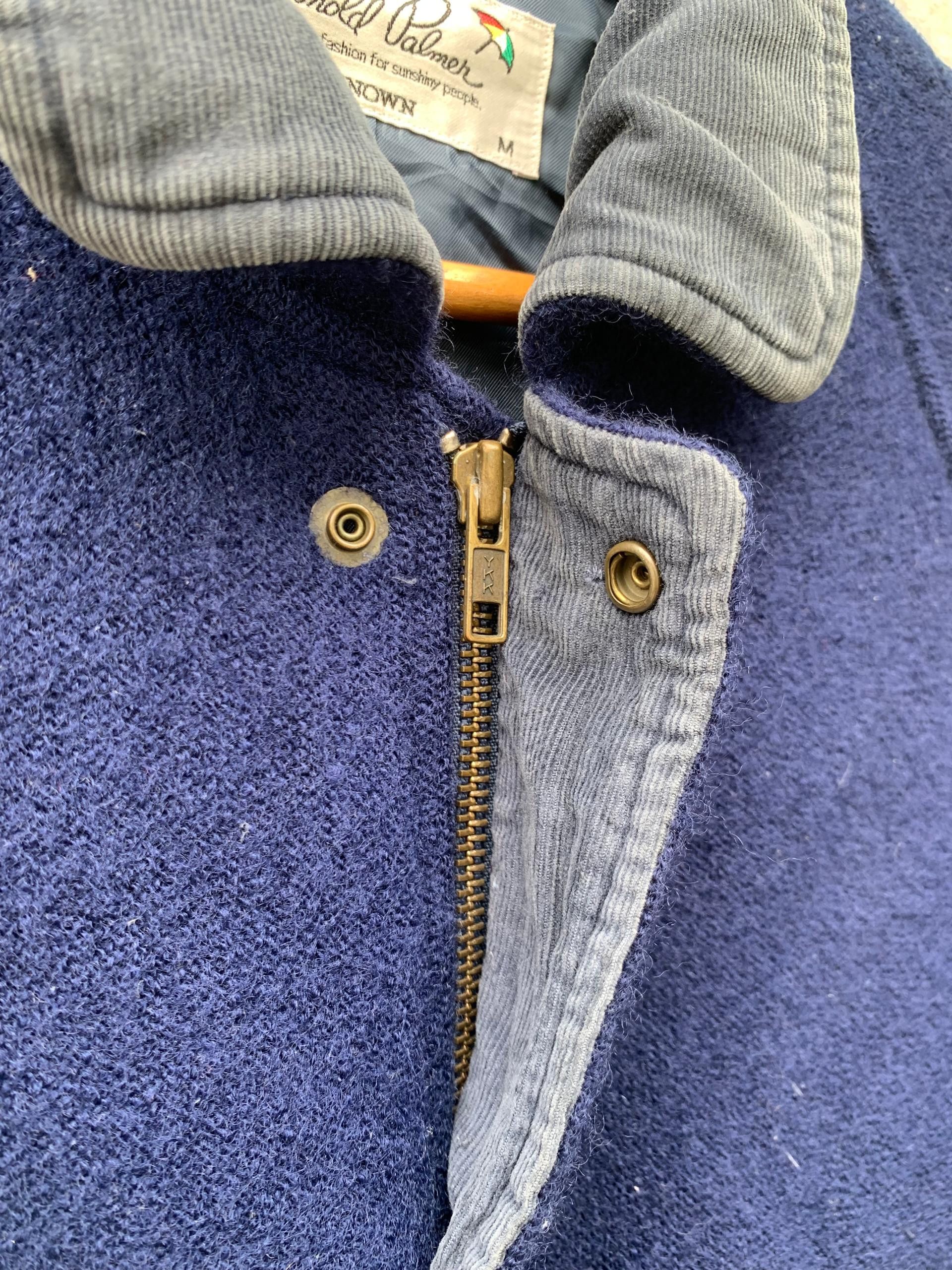 Palmes × Vintage Vintage Arnold Parmel Wool Button Zipper Jacket Size US M / EU 48-50 / 2 - 13 Thumbnail