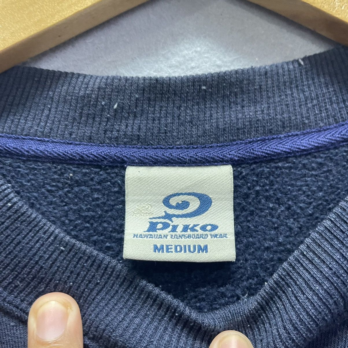 Vintage 1990s PIKO Hawaiian Inspired Wear Sweatshirt Navy Size US M / EU 48-50 / 2 - 7 Thumbnail