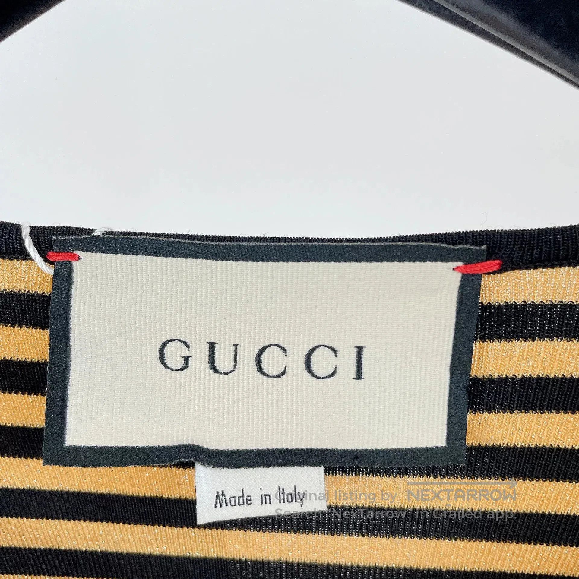 Gucci gucci striped knit top size xs. Size US XS / EU 42 / 0 - 7 Thumbnail