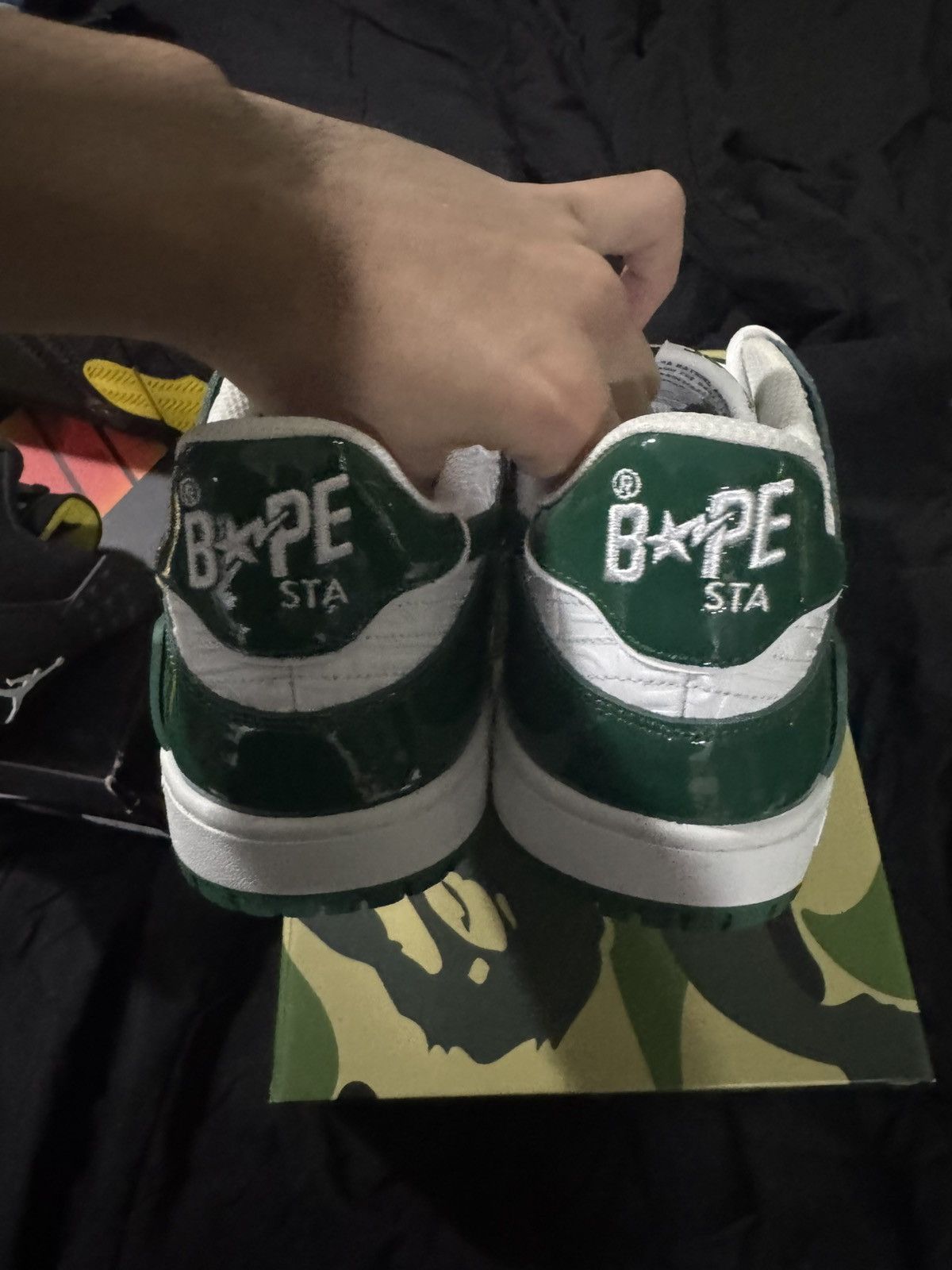 Bape Bape sk8sta green Size US 11 / EU 44 - 6 Thumbnail