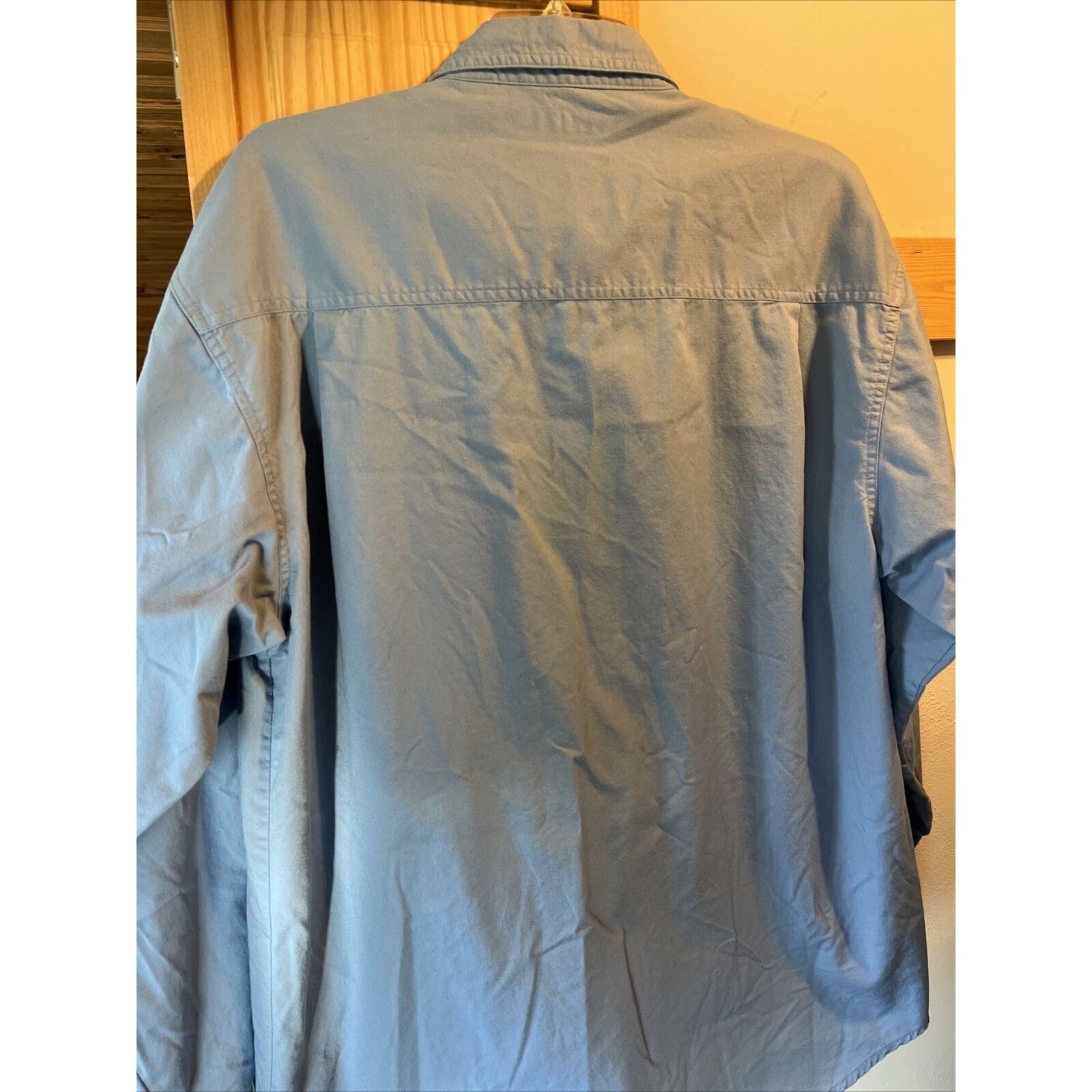 Bugle Boy Bugle Boy Company Vintage Men’s L Blue Button Cotton Shirt Size US L / EU 52-54 / 3 - 11 Thumbnail