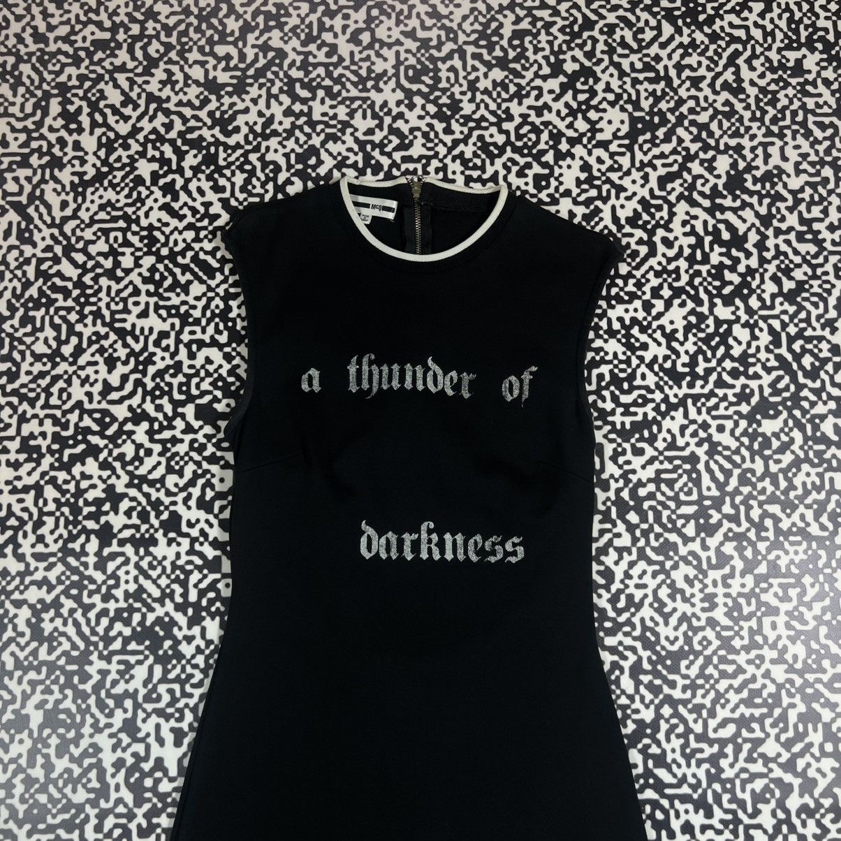 Alexander McQueen Vintage Y2K Alexander McQueen Thunder Of Darkness Maxi Dress Size S / US 4 / IT 40 - 6 Thumbnail
