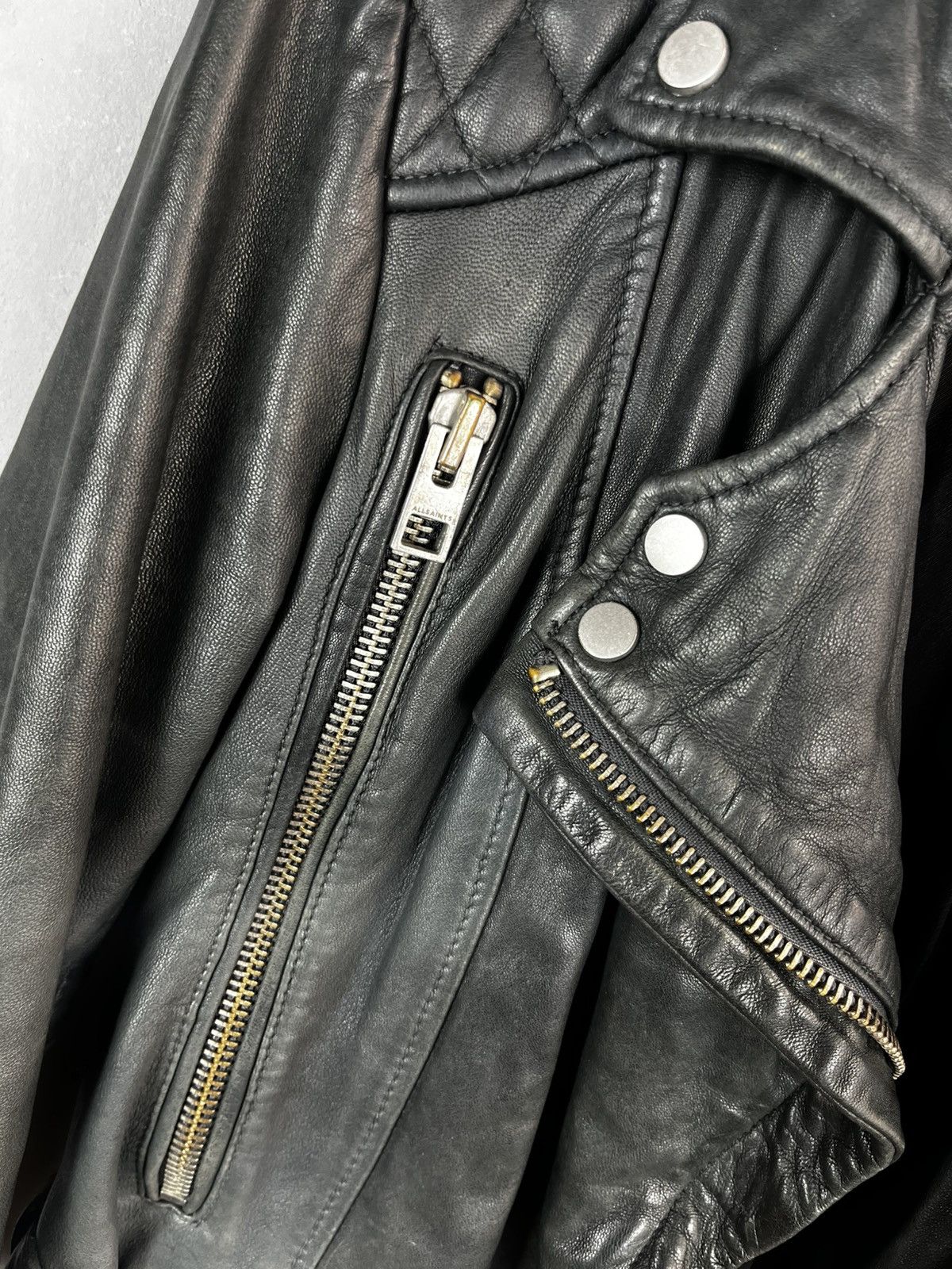 Allsaints Allsaints punk leather jacket size 38 Size M / US 6-8 / IT 42-44 - 3 Thumbnail
