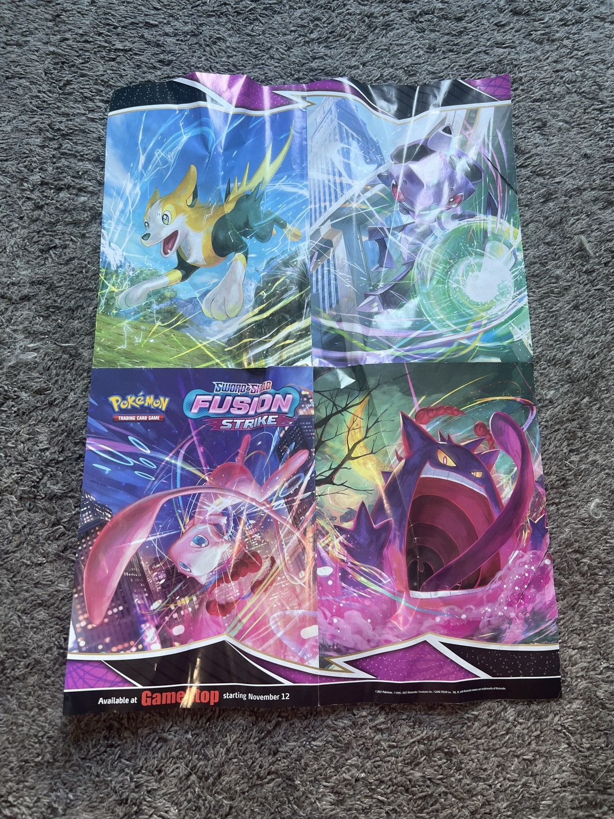 Pokemon 2021 Nintendo Pokémon Celebrating 25 Years Poster Size ONE SIZE - 2 Thumbnail
