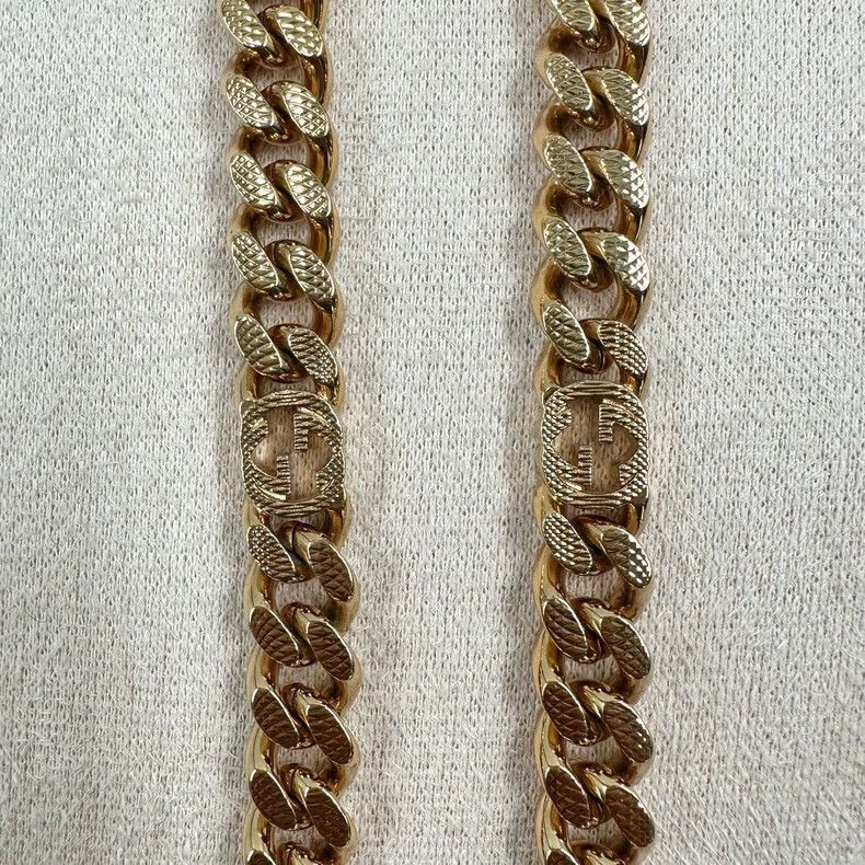 Gucci Gucci Gold Double G Chain Necklace-2505 Size ONE SIZE - 5 Thumbnail