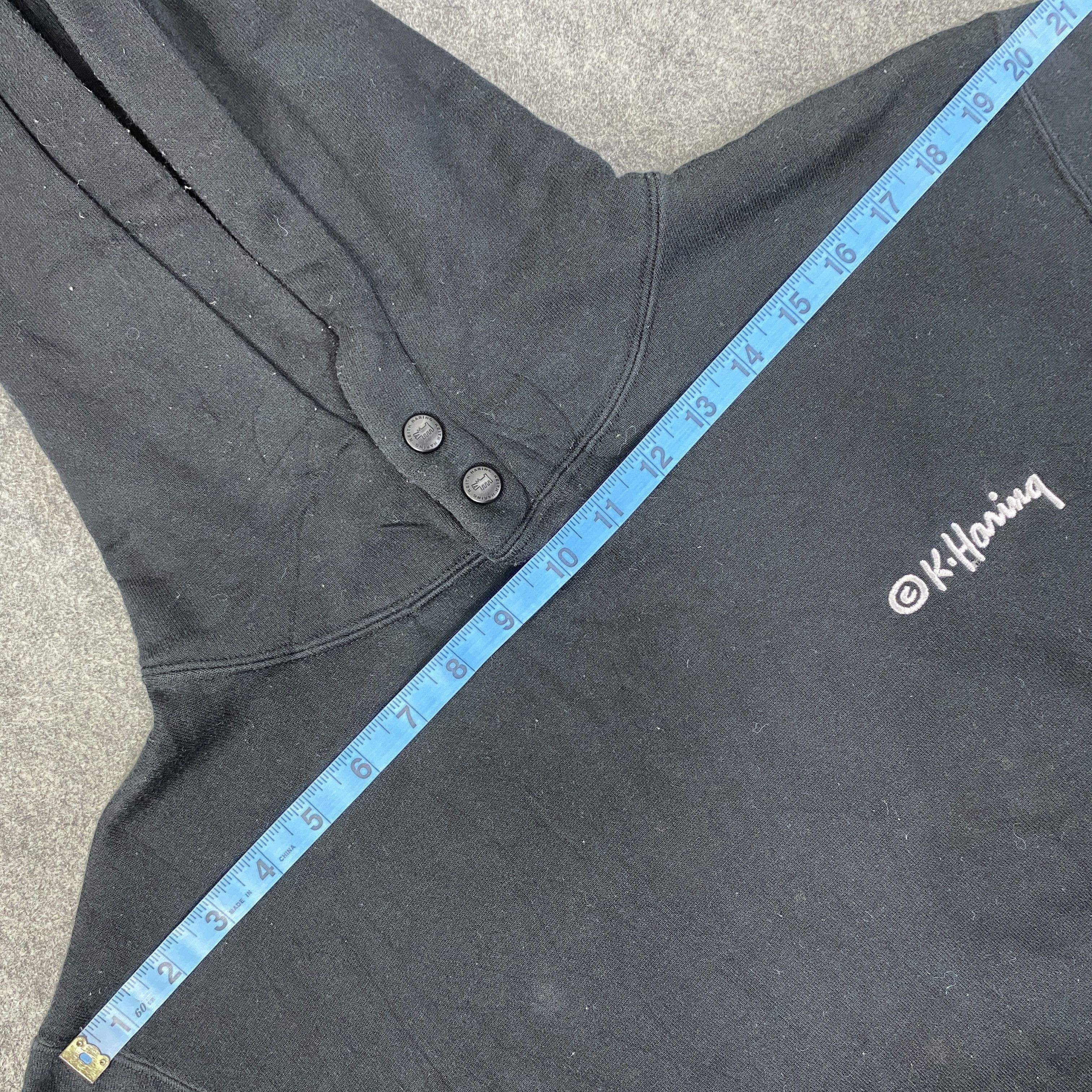 Japanese Brand Keith Haring x Uniqlo Hoodie Faded - SW0108 Size US M / EU 48-50 / 2 - 10 Thumbnail