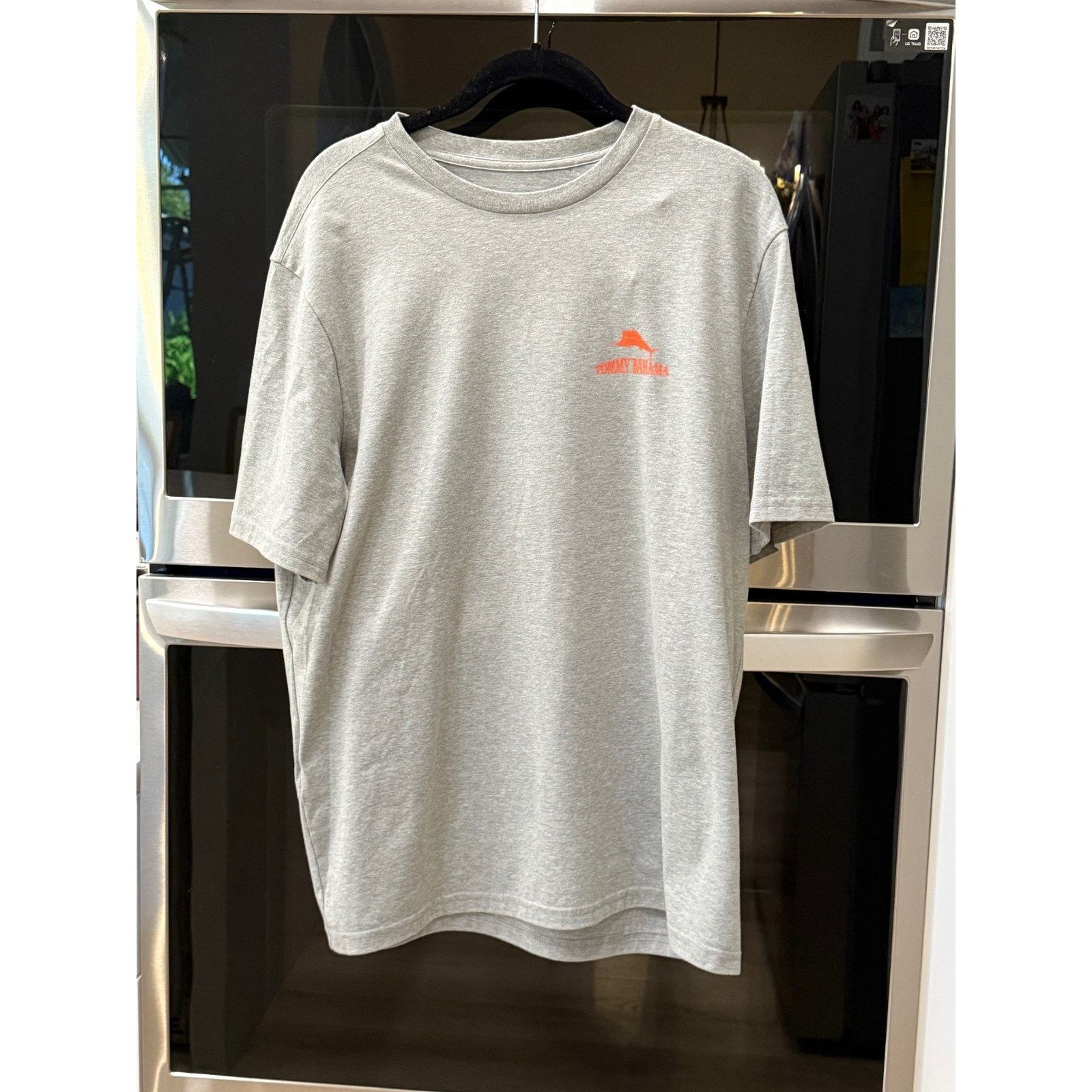 Tommy Bahama NEW TOMMY BAHAMA T-Shirt | Plenty At Steak Mens Medium Gray Size US M / EU 48-50 / 2 - 2 Thumbnail