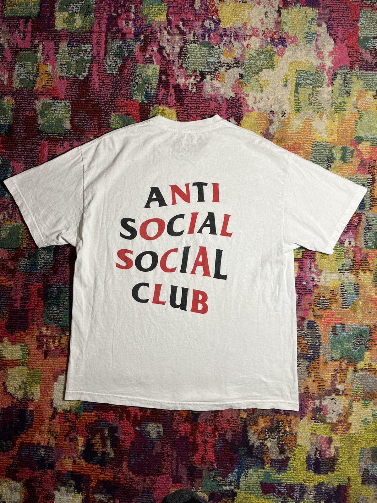Anti Social Social Club ASSC Red Black Spellout XL Shirt Size US XL / EU 56 / 4 - 1 Thumbnail