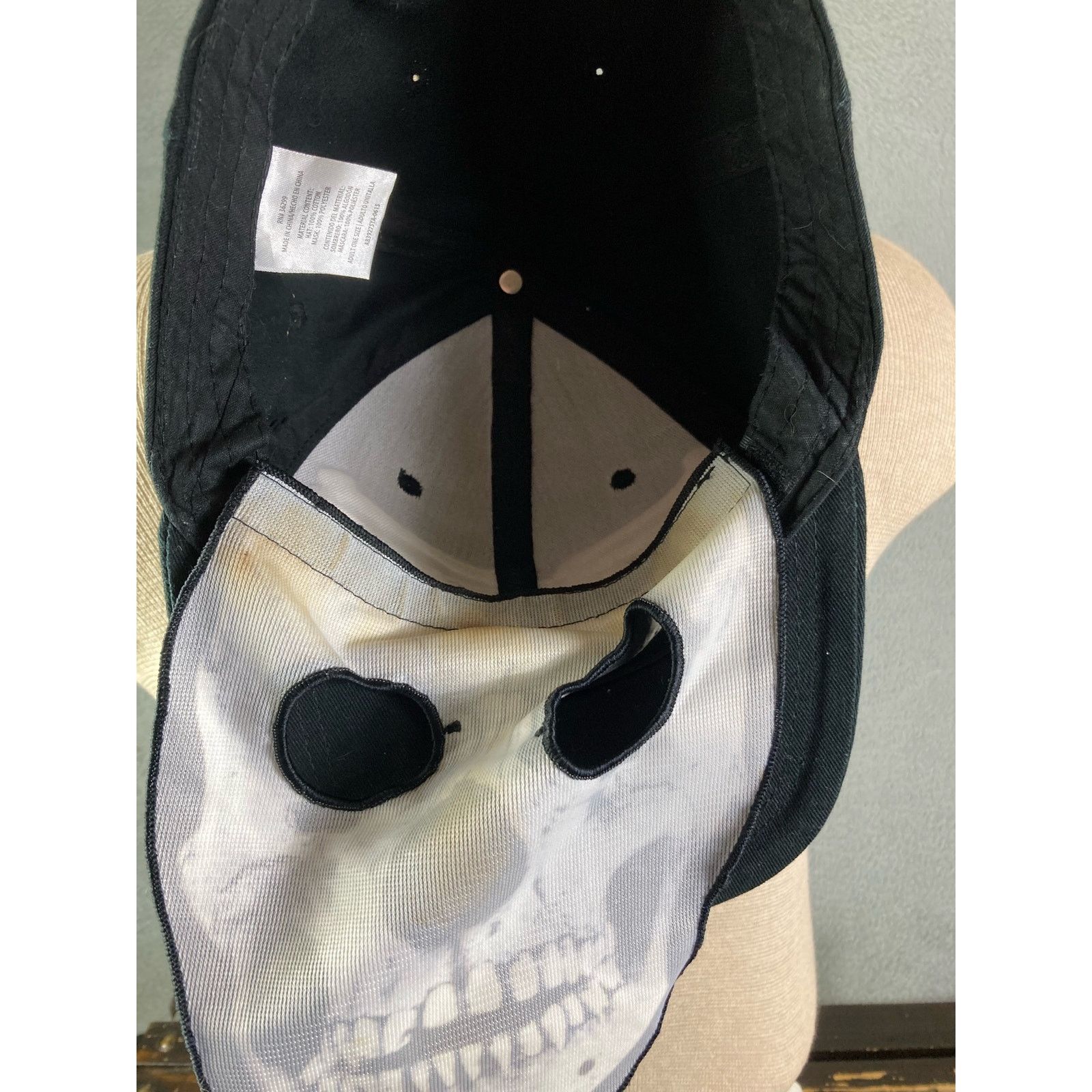 Other Men's Snapback Hat Gothic Punk Skull Mask Streetwear Cap Size ONE SIZE - 6 Thumbnail