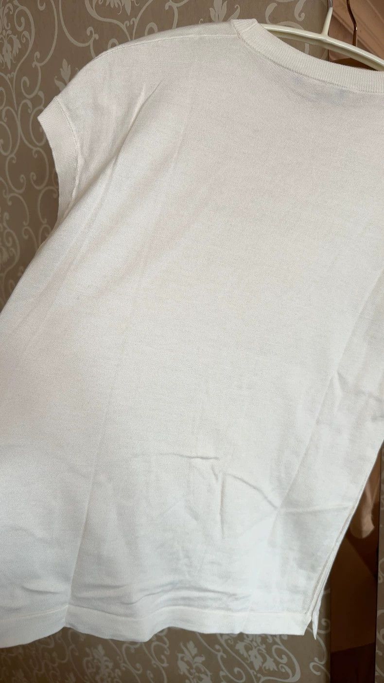 Loro Piana LORO PIANA White T-shirt Size S / US 4 / IT 40 - 6 Thumbnail