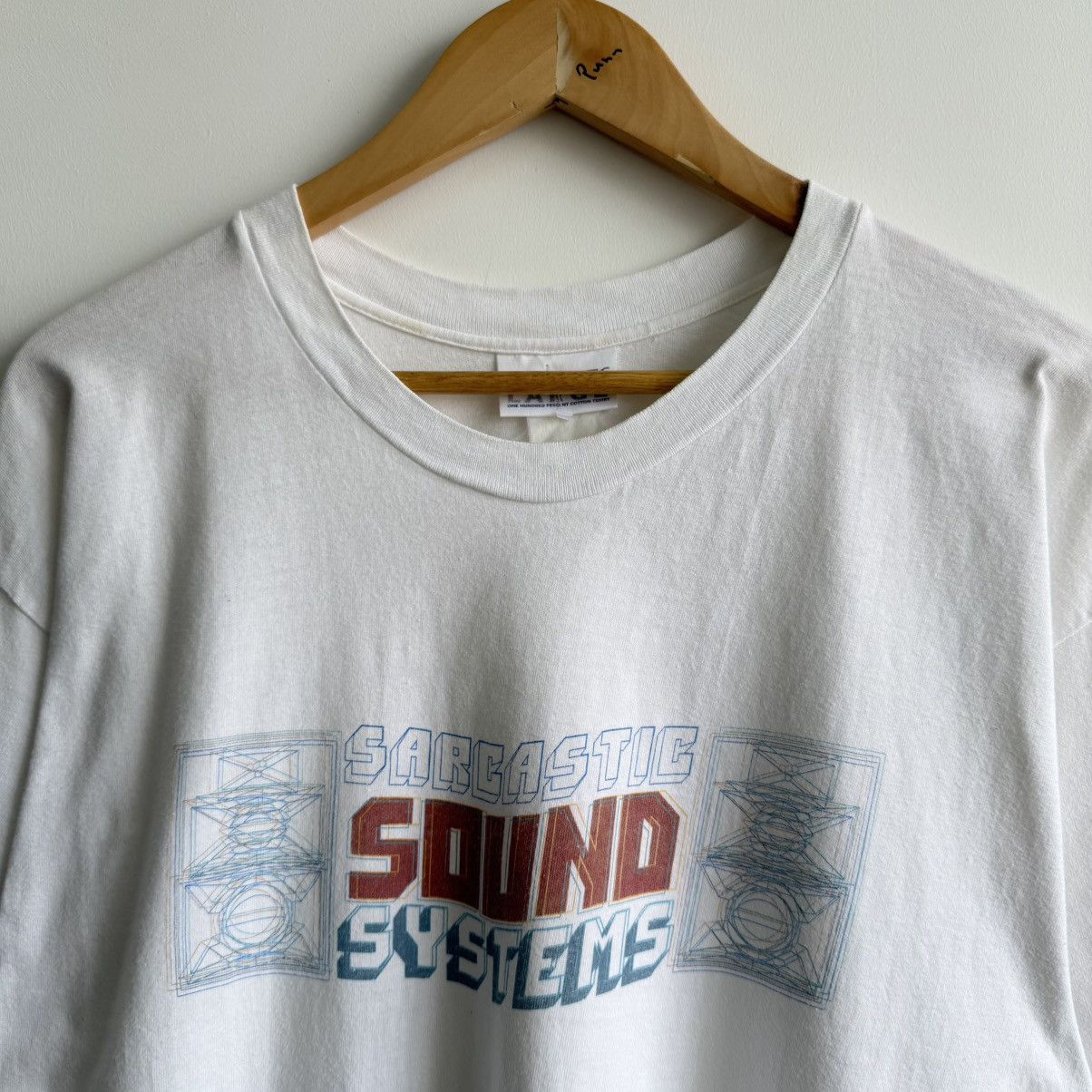 Hiroshi Fujiwara Vintage Sarcastic Sound Systems Tee Shirt Size US L / EU 52-54 / 3 - 3 Thumbnail