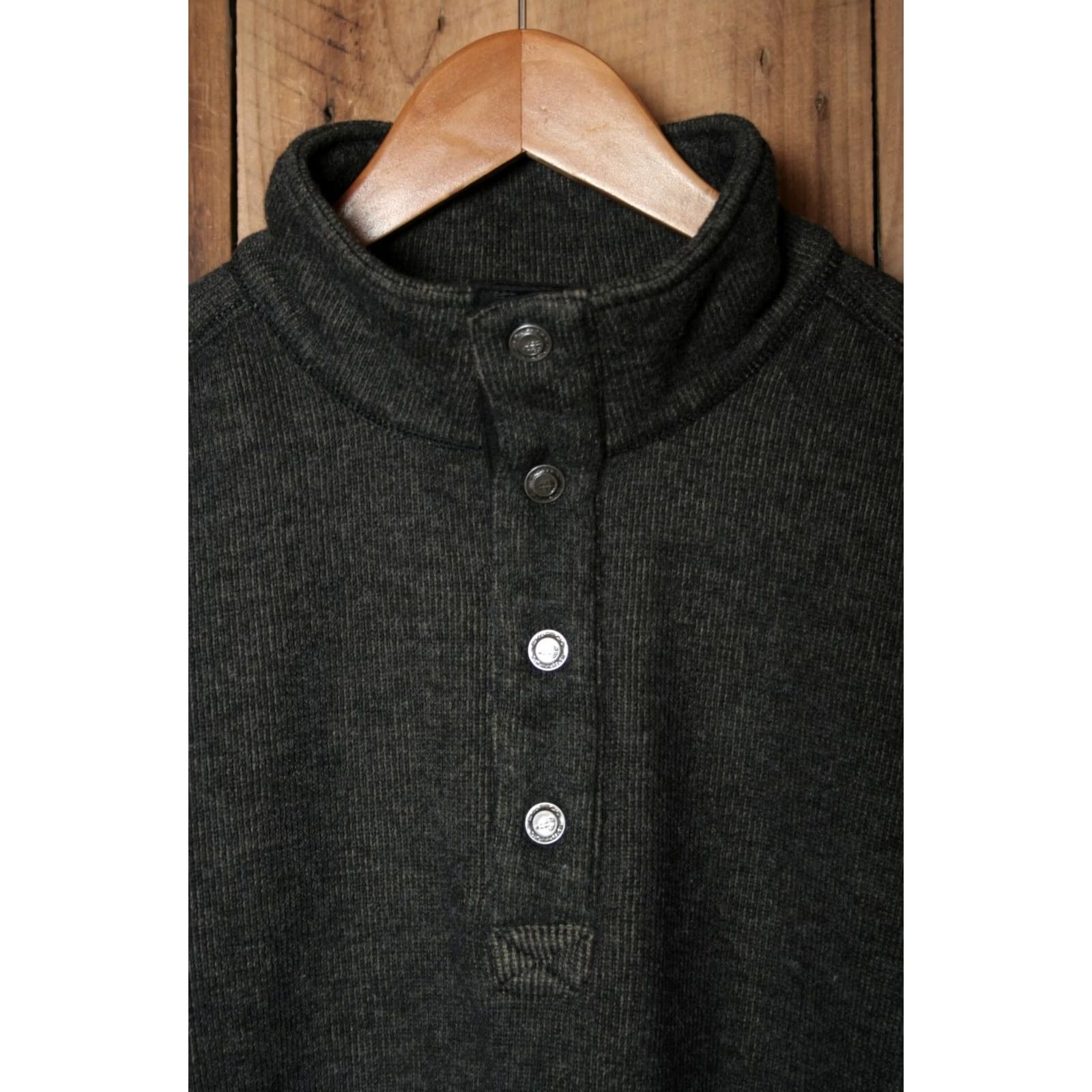 ExOfficio Exofficio Gray Wool Blend Henley Pullover Sweater Men M Size Comfort Knit - Mens Size US M / EU 48-50 / 2 - 2 Thumbnail