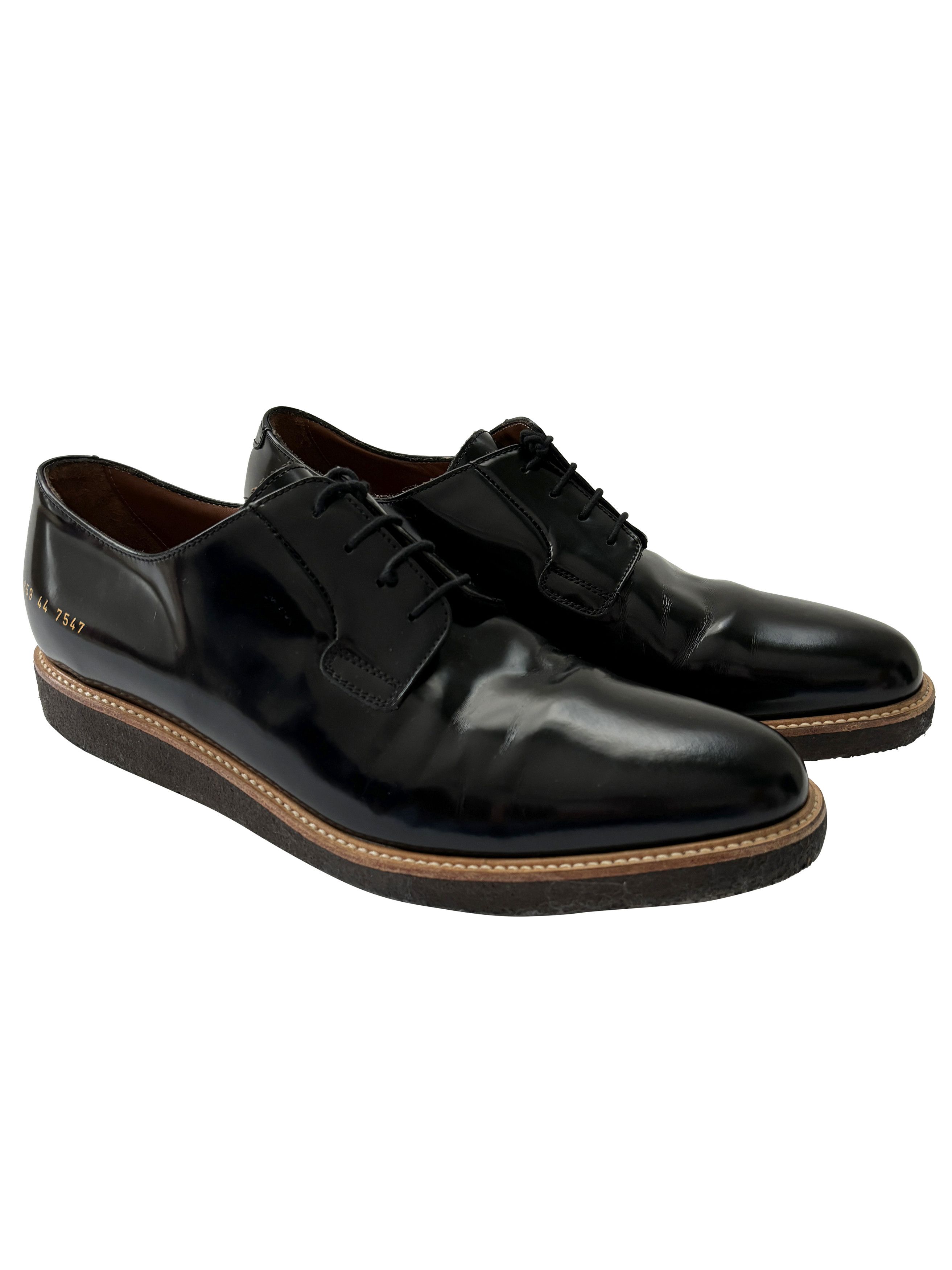 Common Projects ⚡️QUICK SALE⚡️Common Projects Black Derby Shine Size US 11 / EU 44 - 1 Thumbnail