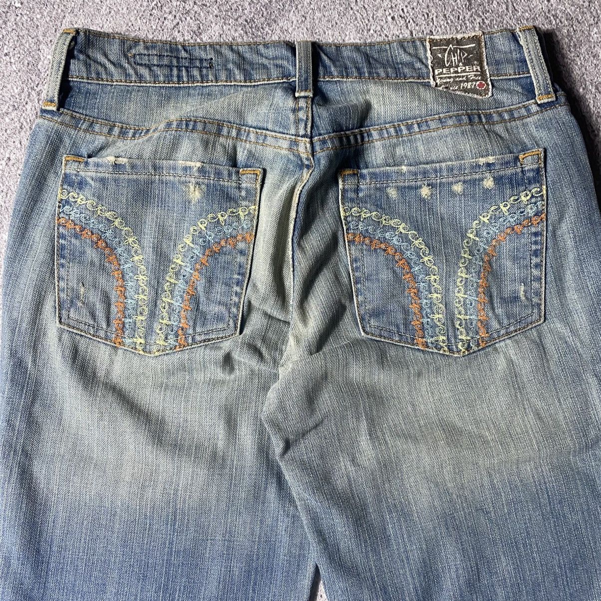 Chip & Pepper Flare Jeans Vintage Made In USA Chip N Pepper Bootcut Jeans Size US 28 / EU 44 - 11 Thumbnail