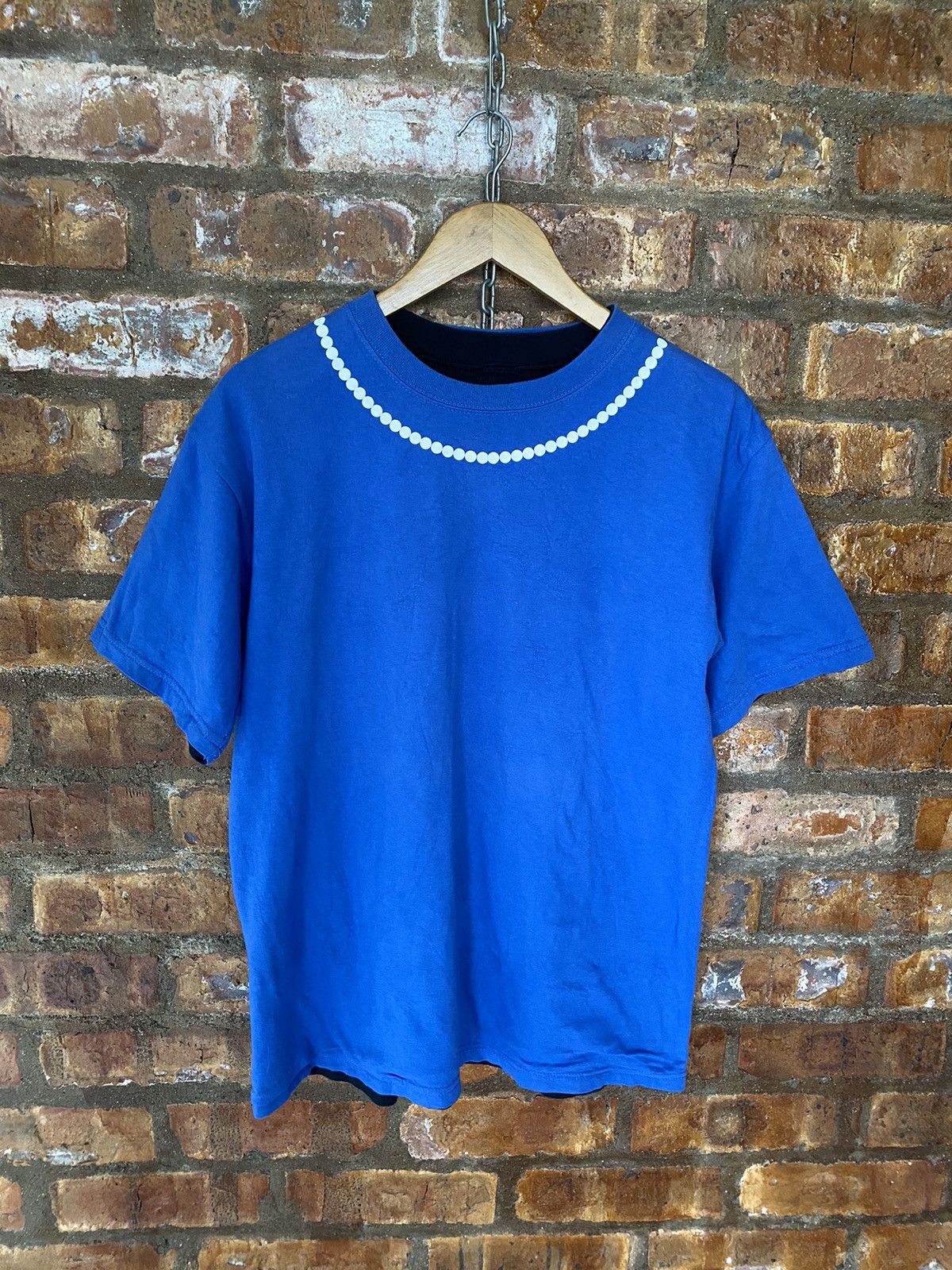 Undercover AW99 UNDERCOVER ''R'' neckless reversible tee Size US M / EU 48-50 / 2 - 6 Thumbnail