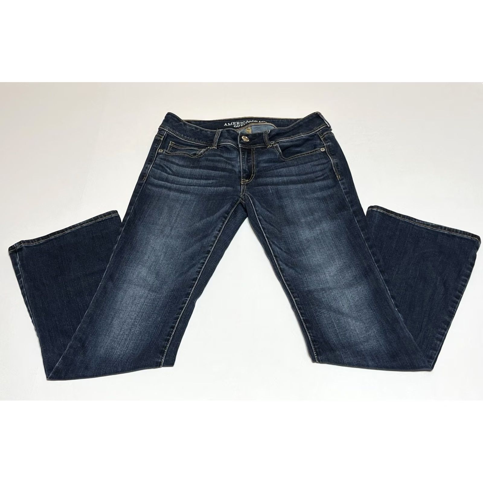 American Eagle Outfitters American Eagle Outfitters Jeans Women’s 6 Short Bootcut Denim Dark Blue Stretch 30x29 Pocket 5-Pocket Machine Washable XS? Size 28" / US 6 / IT 42 - 2 Thumbnail
