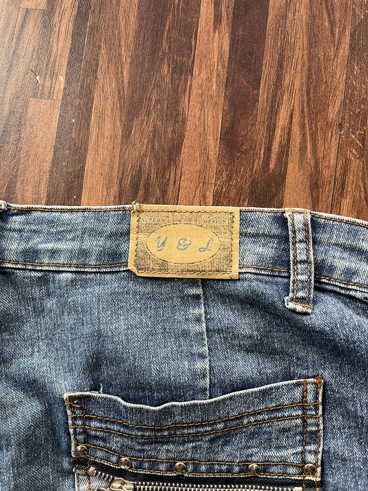 Vintage Y&T Denim Jeans Blue Multi Zipps Vintage Y2k Hype Size US 32 / EU 48 - 7 Thumbnail