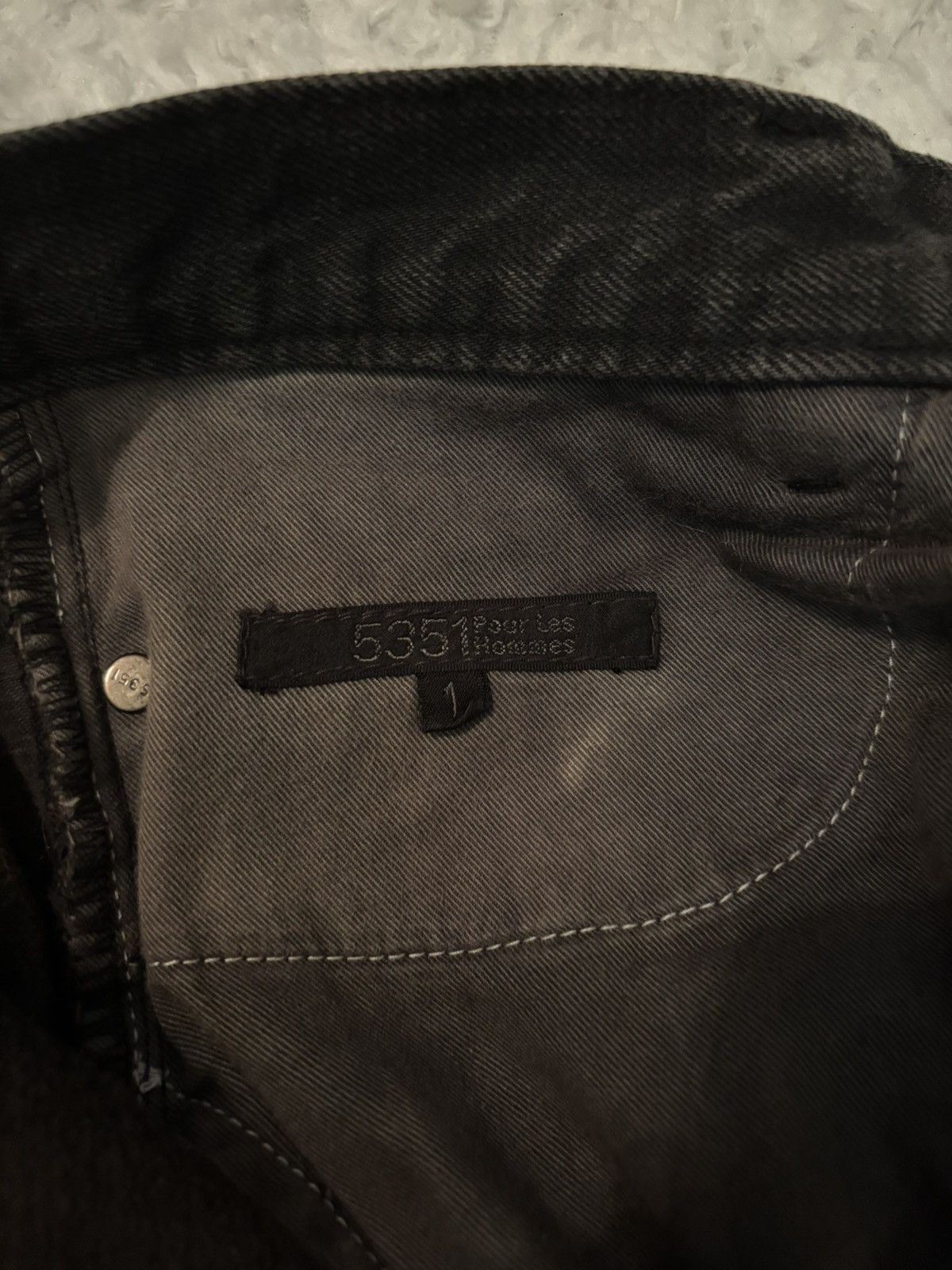5351 POUR LES HOMMES 5351 Pour Les Hommes One’s Punks & Skins Denim Size US 29 - 4 Thumbnail