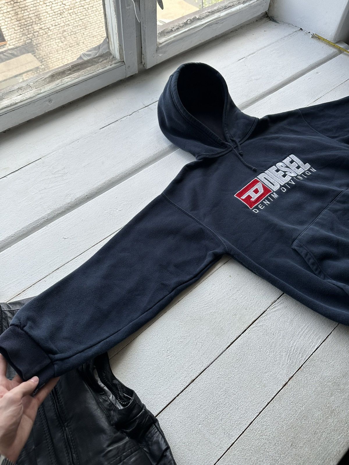 Diesel 🚨DIESEL HYPE BLUE HOODIE BIG LOGO BOXY FIT DENIM DIVISION Size US M / EU 48-50 / 2 - 2 Thumbnail