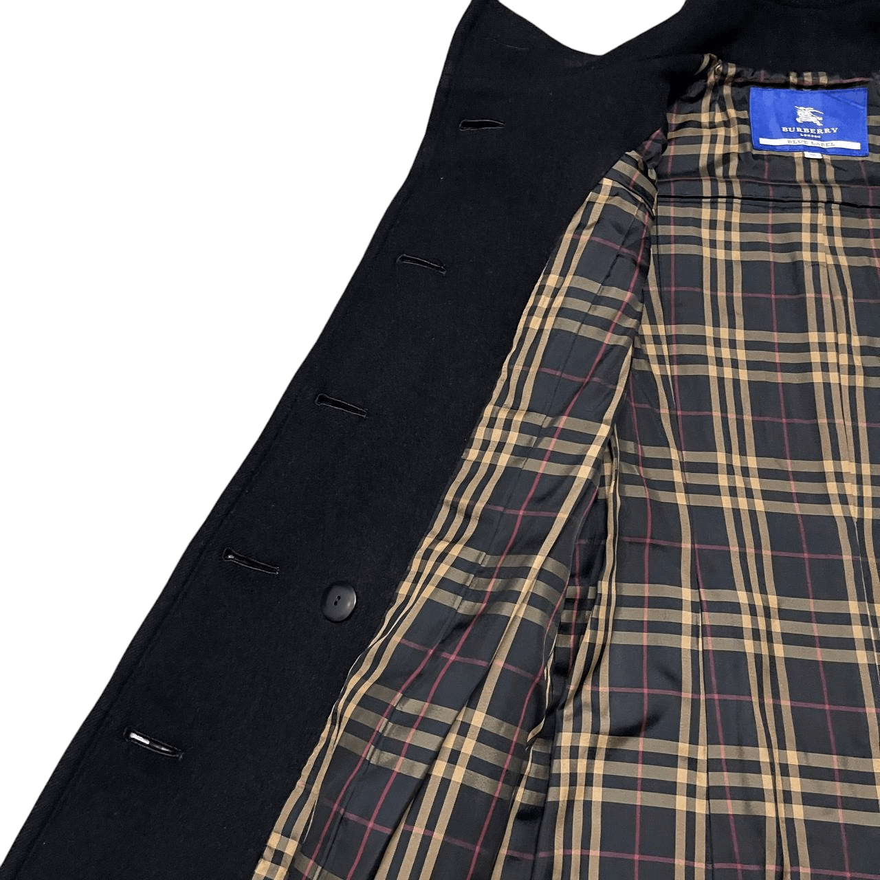 Burberry Vintage Burberry Blue Label Nova Check Wool Coat Size M / US 6-8 / IT 42-44 - 9 Thumbnail