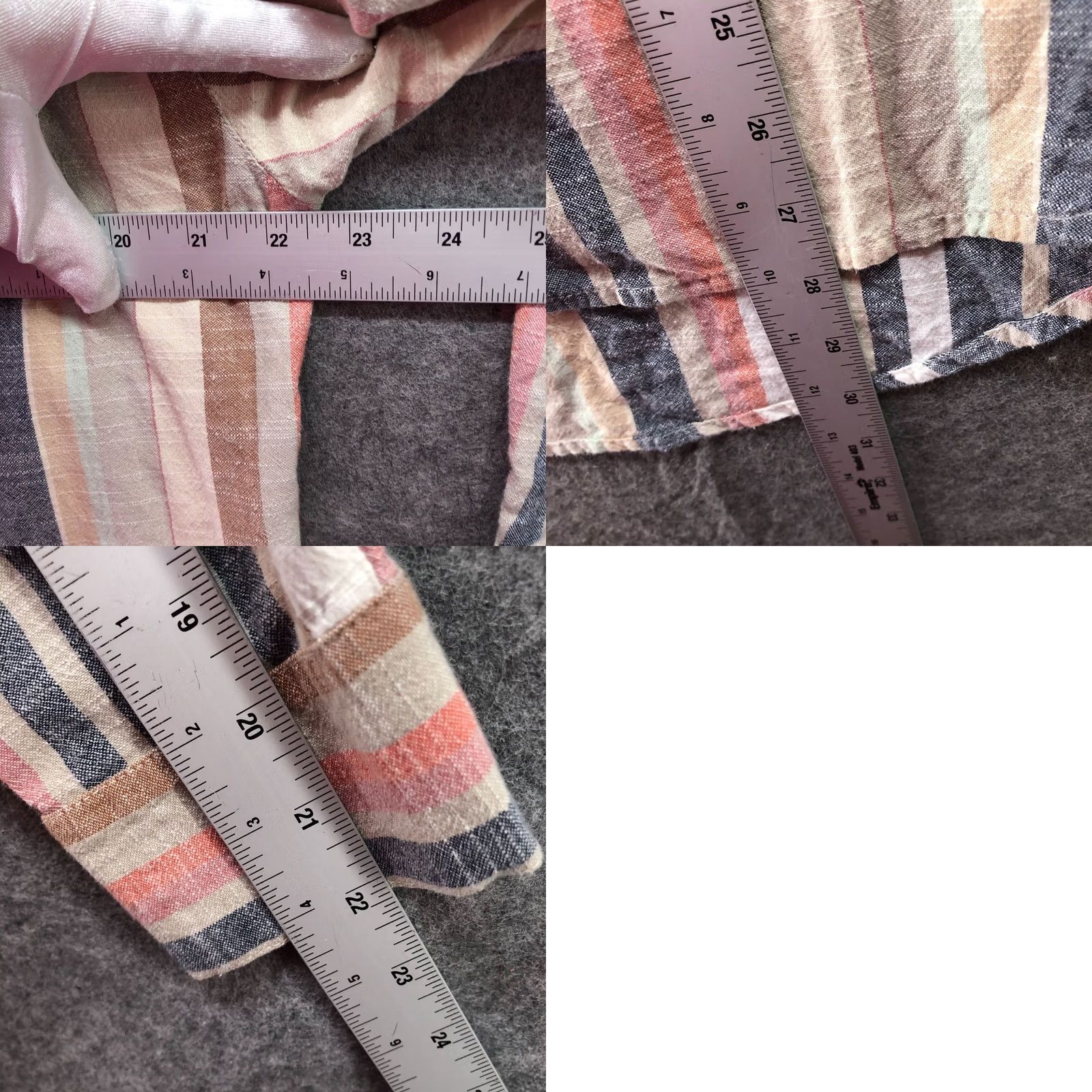Urban Outfitters VINTAGE Urban Outfitters Button-Down Shirt Mens S Striped Beige Long Sleeve Cotton Shirt Size US S / EU 44-46 / 1 - 8 Thumbnail