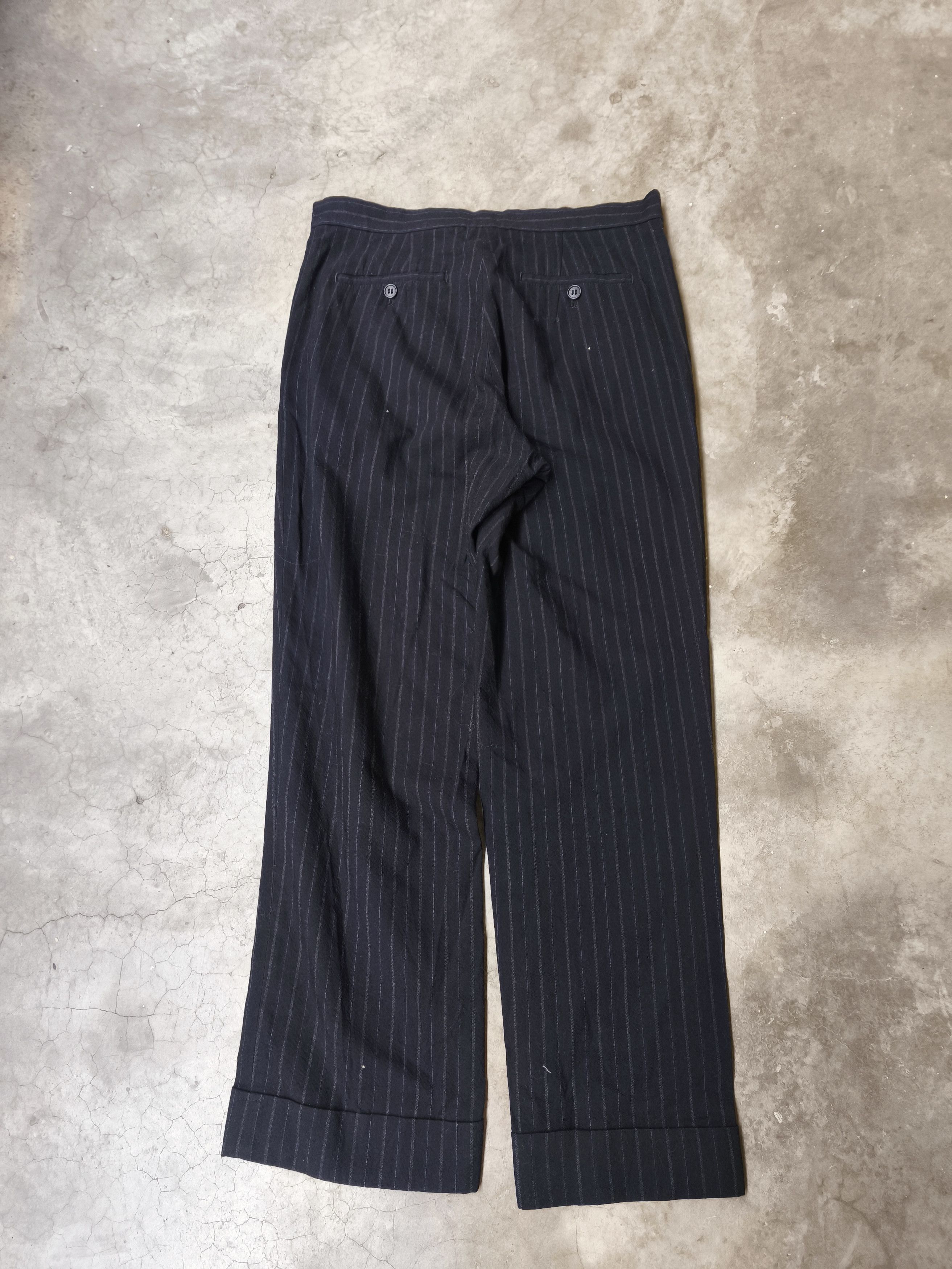 Japanese Brand × Y's × Yohji Yamamoto Yohji yamamoto y's pinstripe pant Size US 30 / EU 46 - 2 Thumbnail